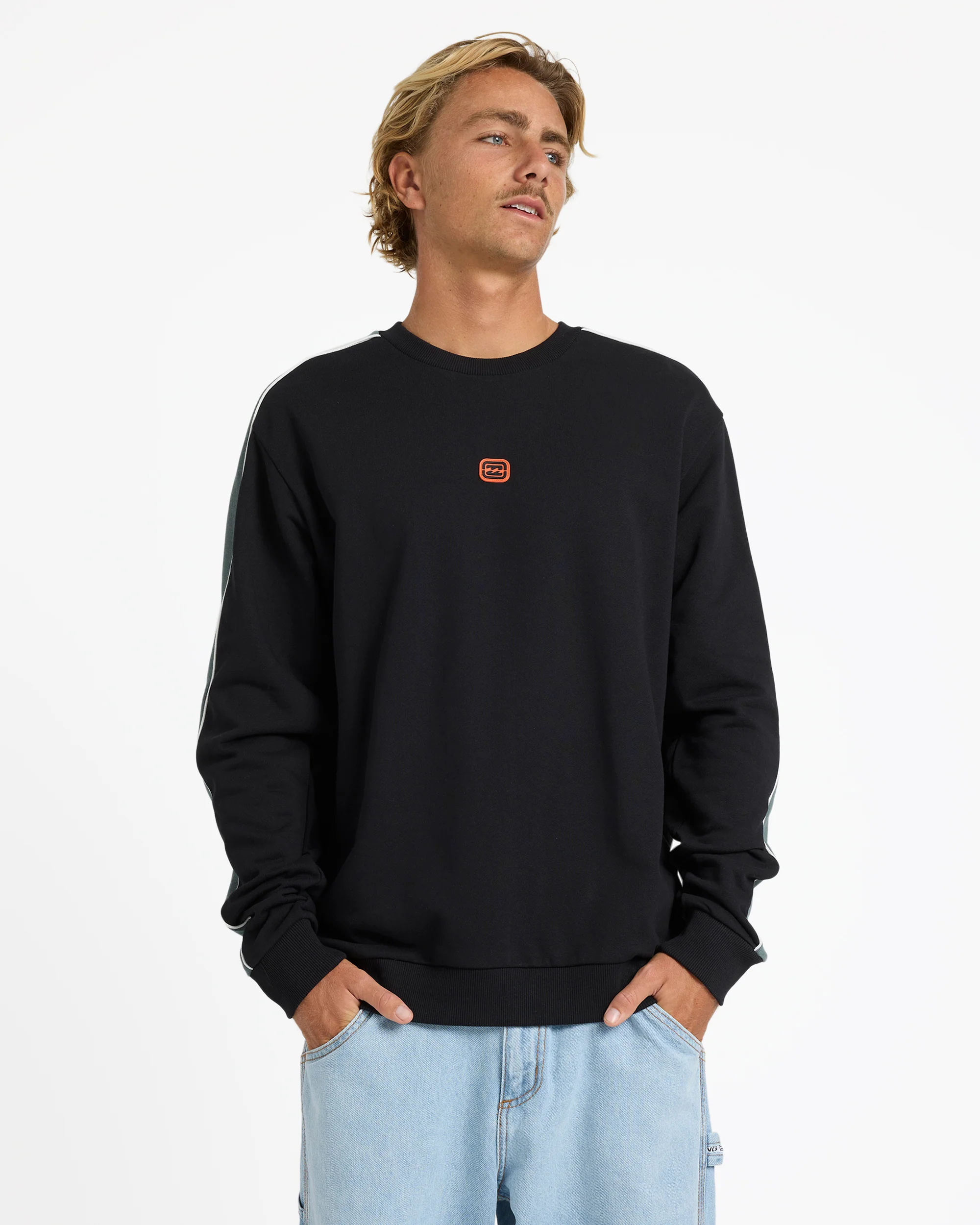 Mens Script Crew Neck
