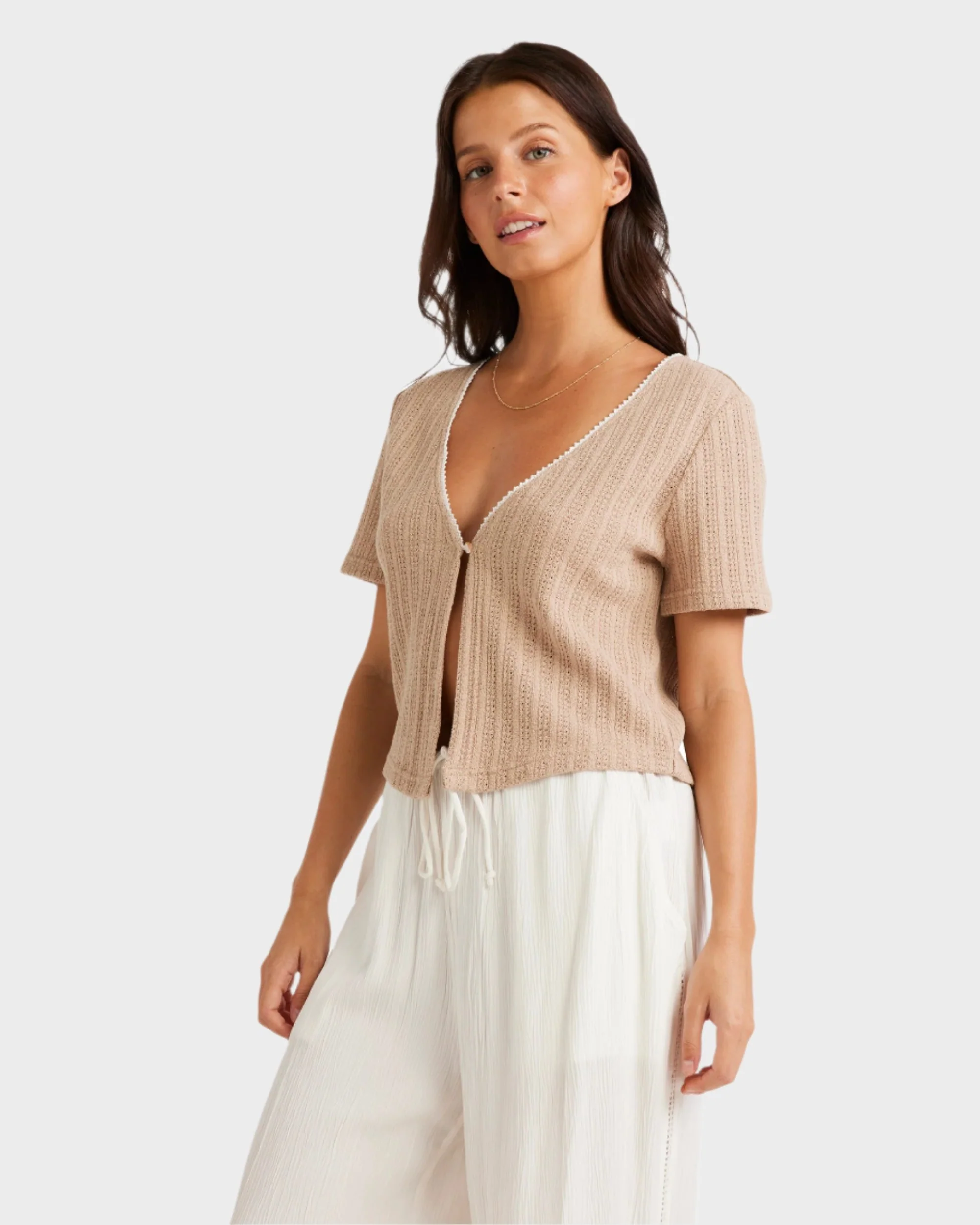 Womens Lounger Short Sleeve Shirt