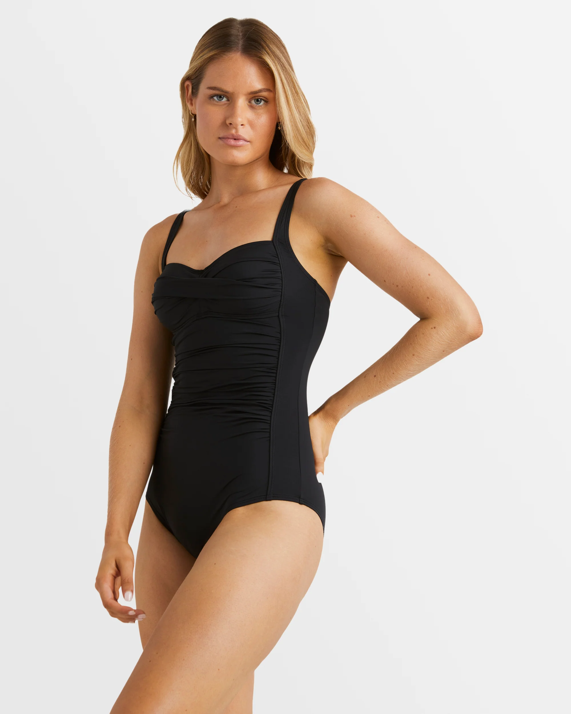 Womens Sol Searcher Wrap One Piece Swimsuit