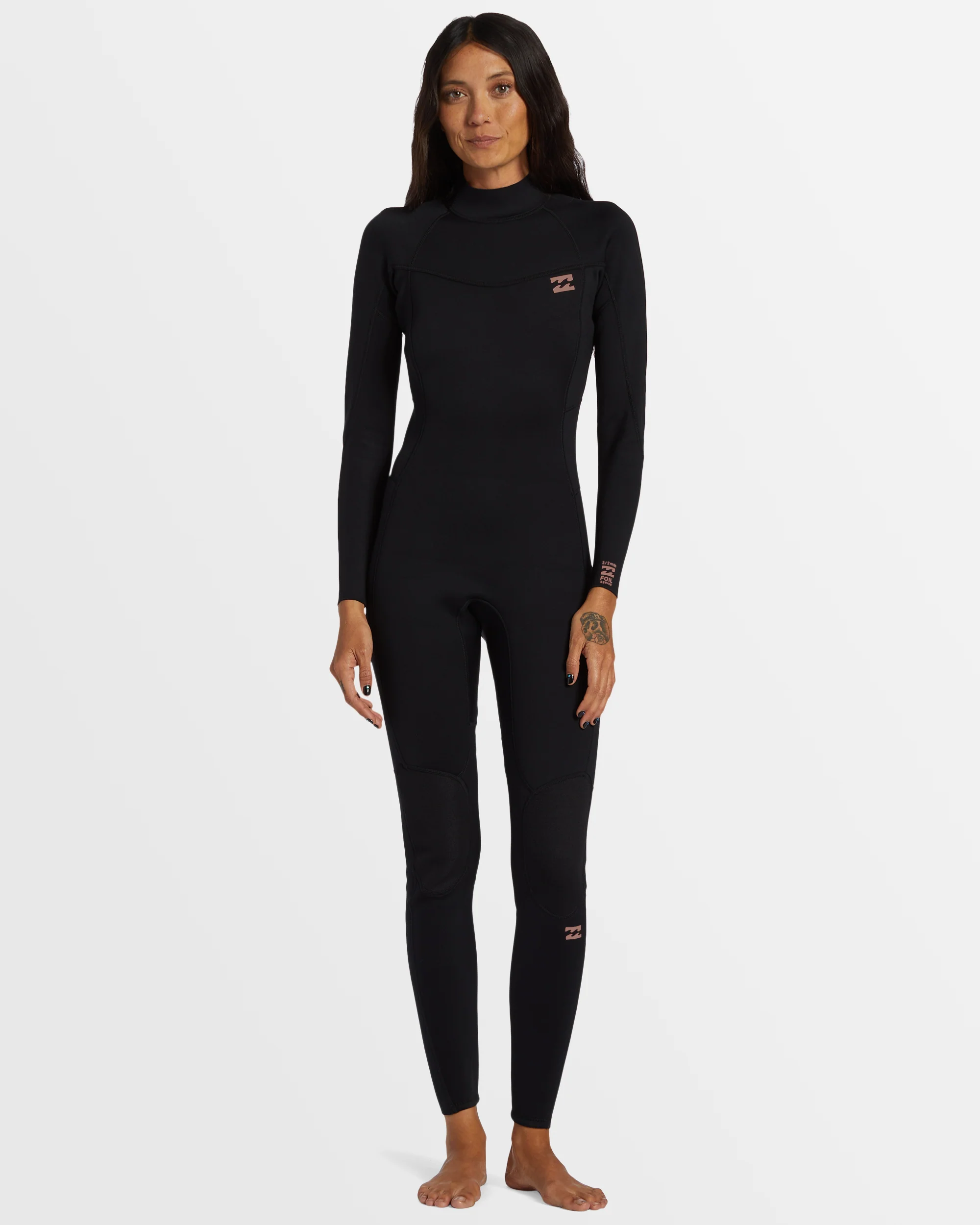 Womens 3/2mm Foil Back Zip GBS Steamer Wetsuit