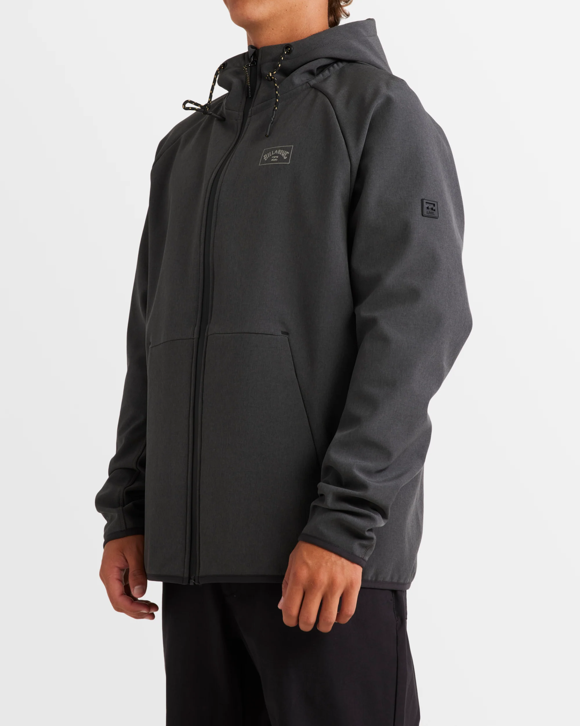 Mens Elements Fleece Hooded Jacket
