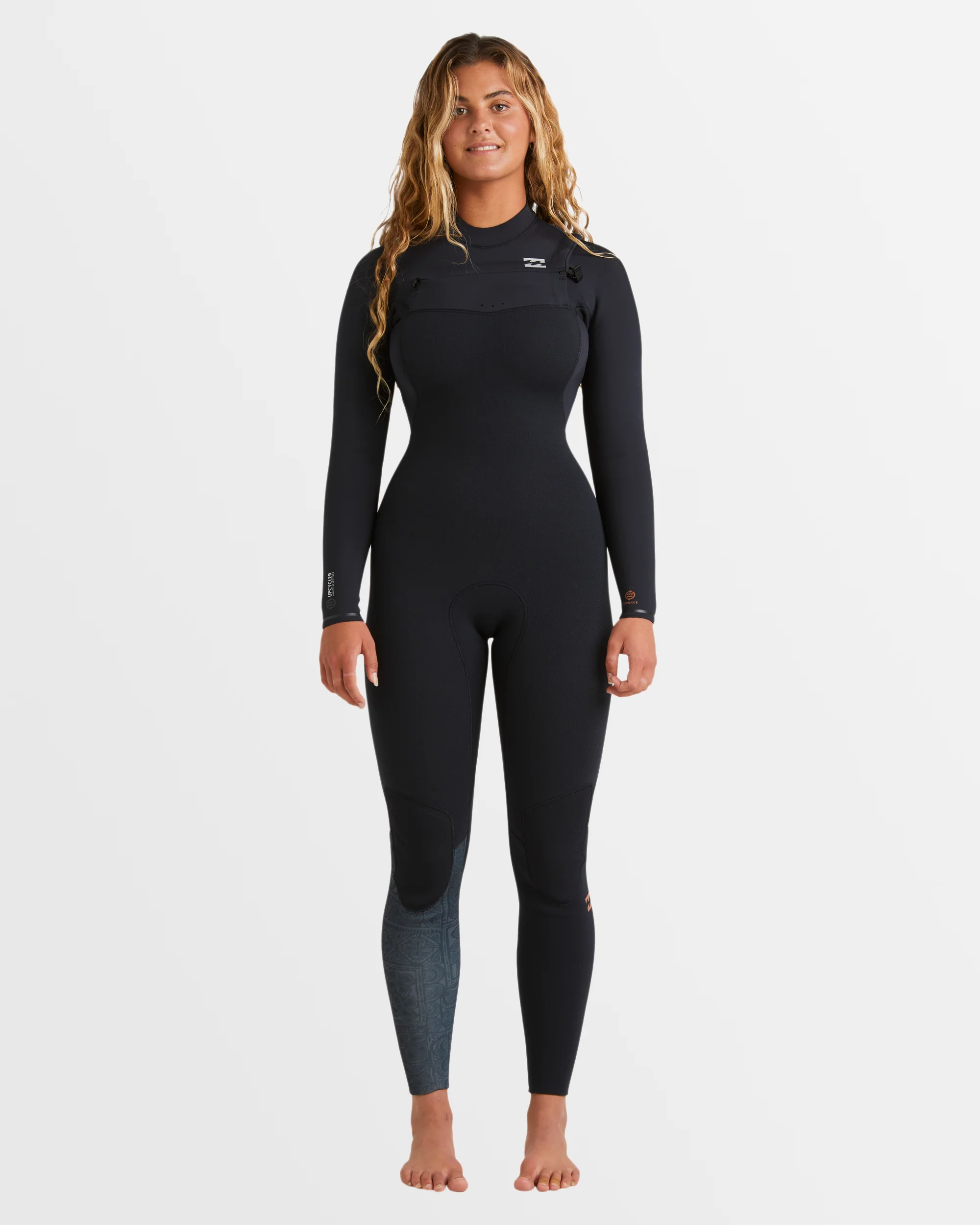 Womens 3/2mm Furnace Natural Steamer Wetsuit