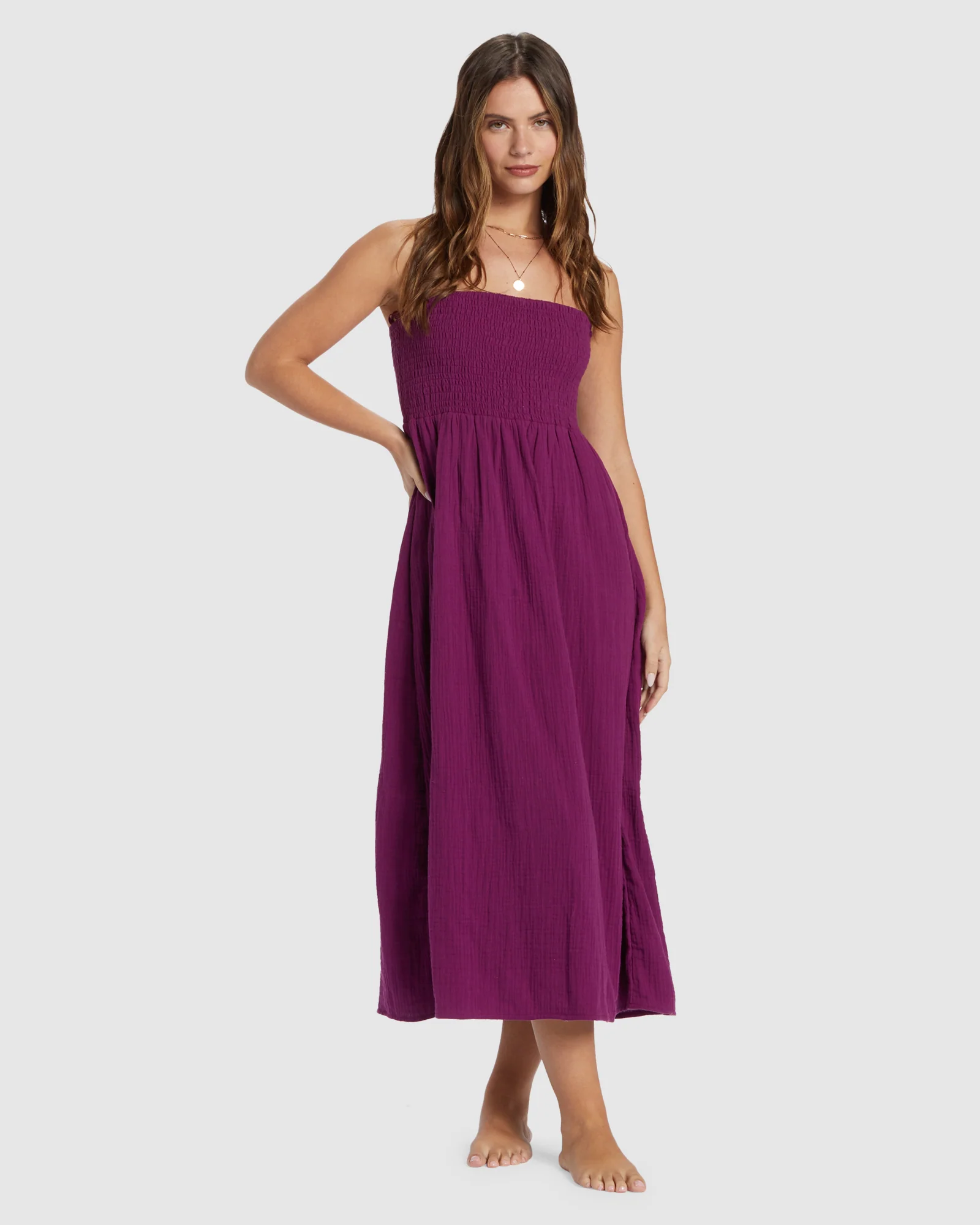 Womens Off The Coast Midi Dress