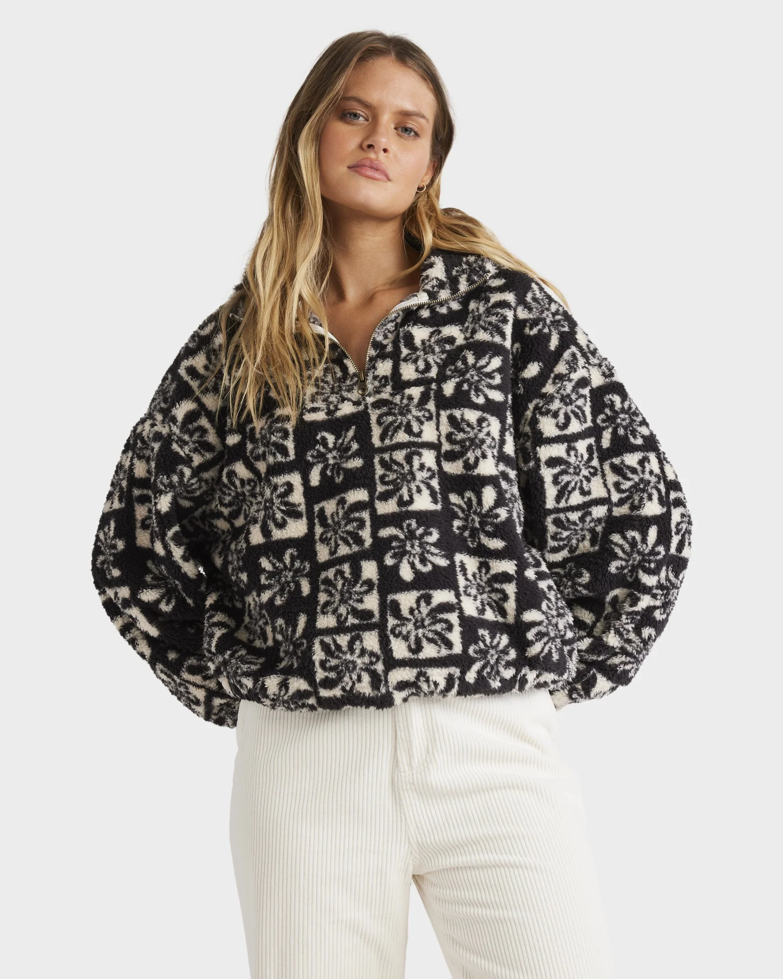 Womens Ur A Legend Half Zip Fleece Pullover