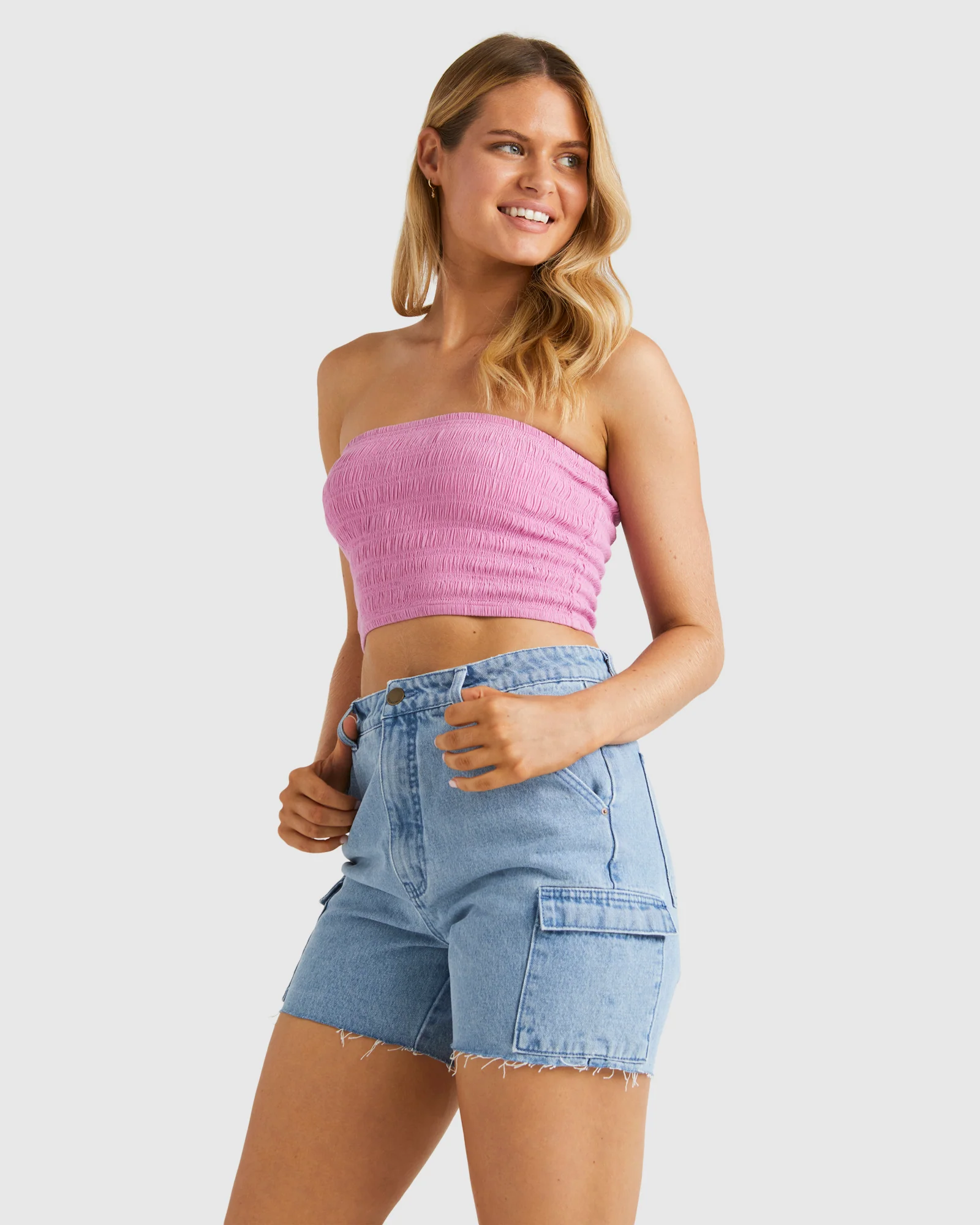 Womens Westerly Retro Denim Shorts