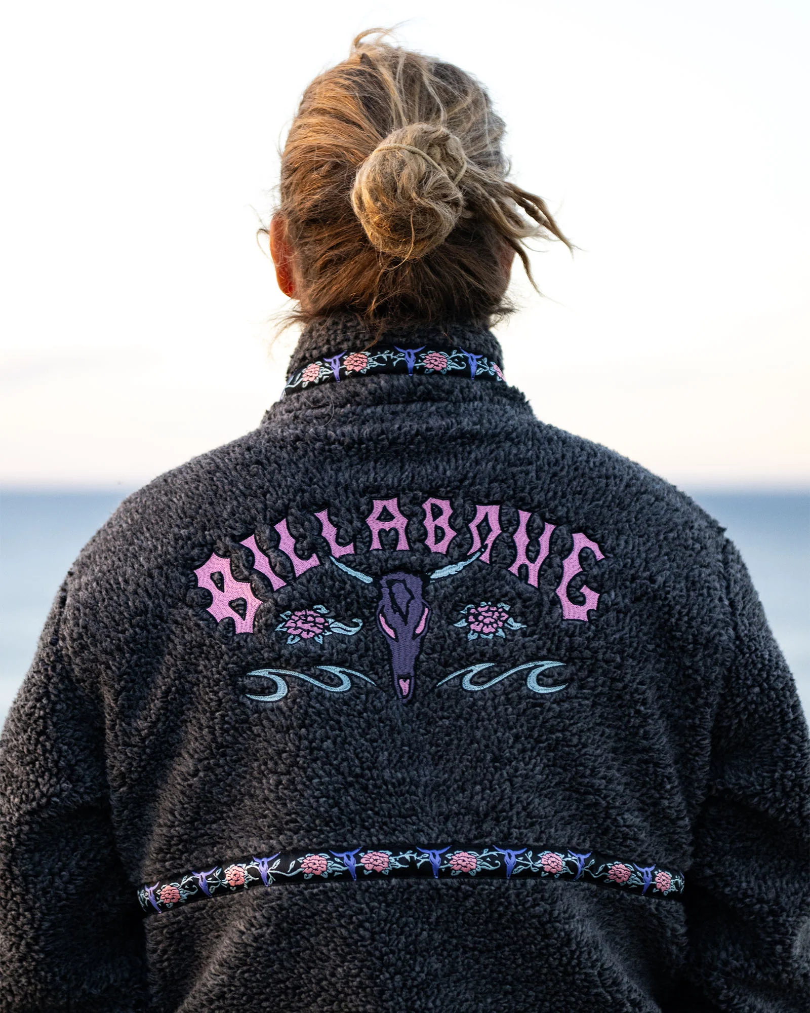 Mens Occy Tombstone Half Zip Fleece Pullover