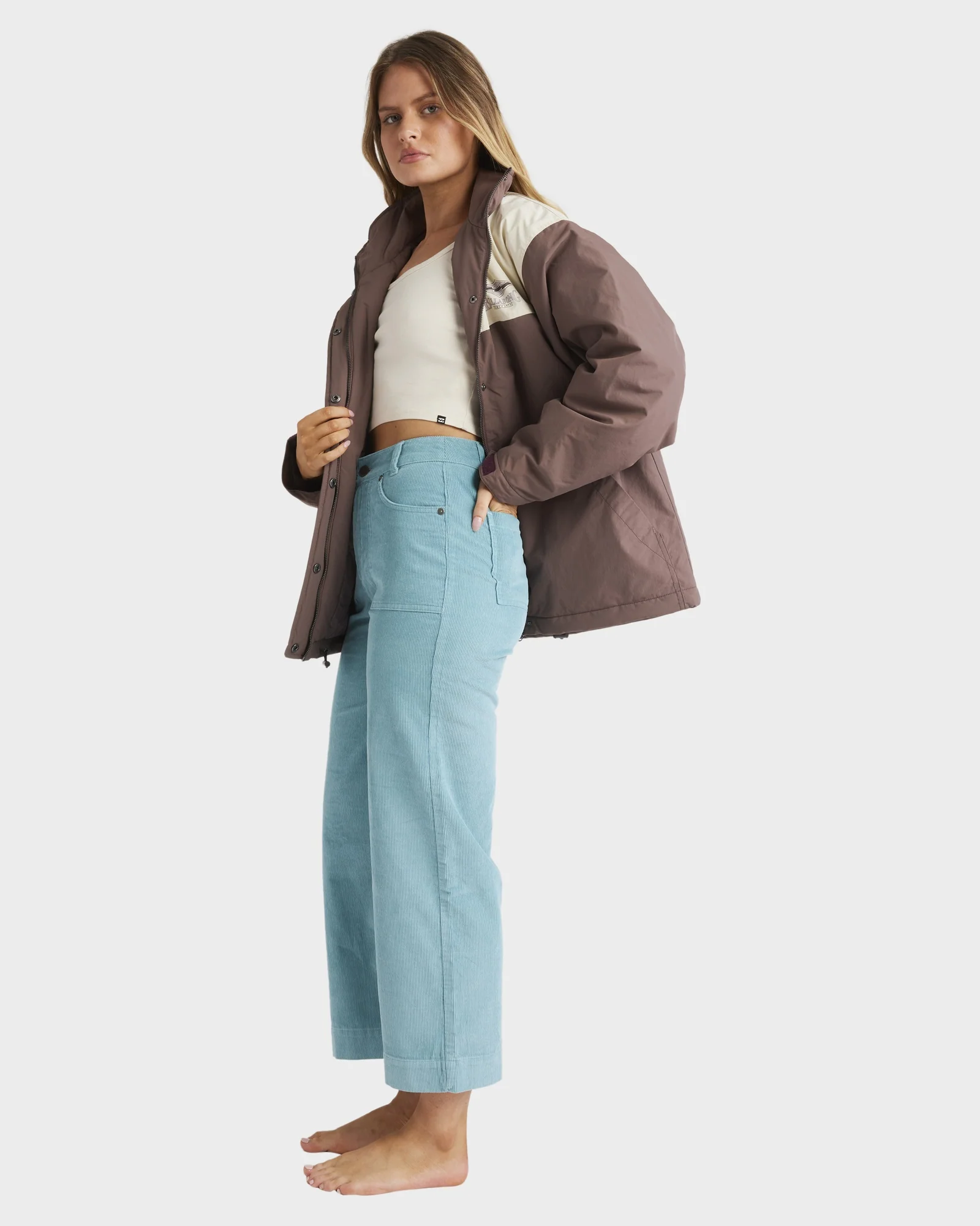 Womens Sea Tone Corduroy Pants