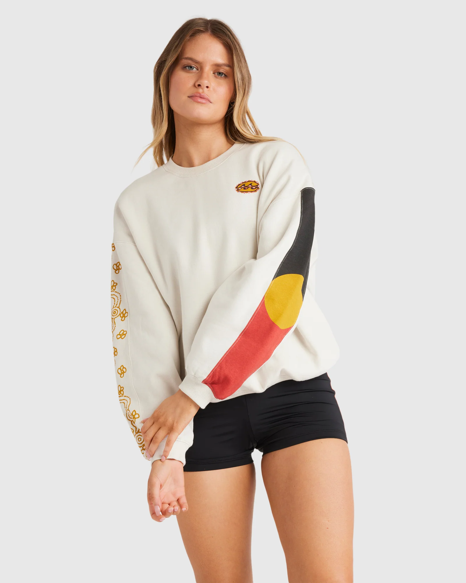 Womens Otis Sand Dune Kendall Crew Neck