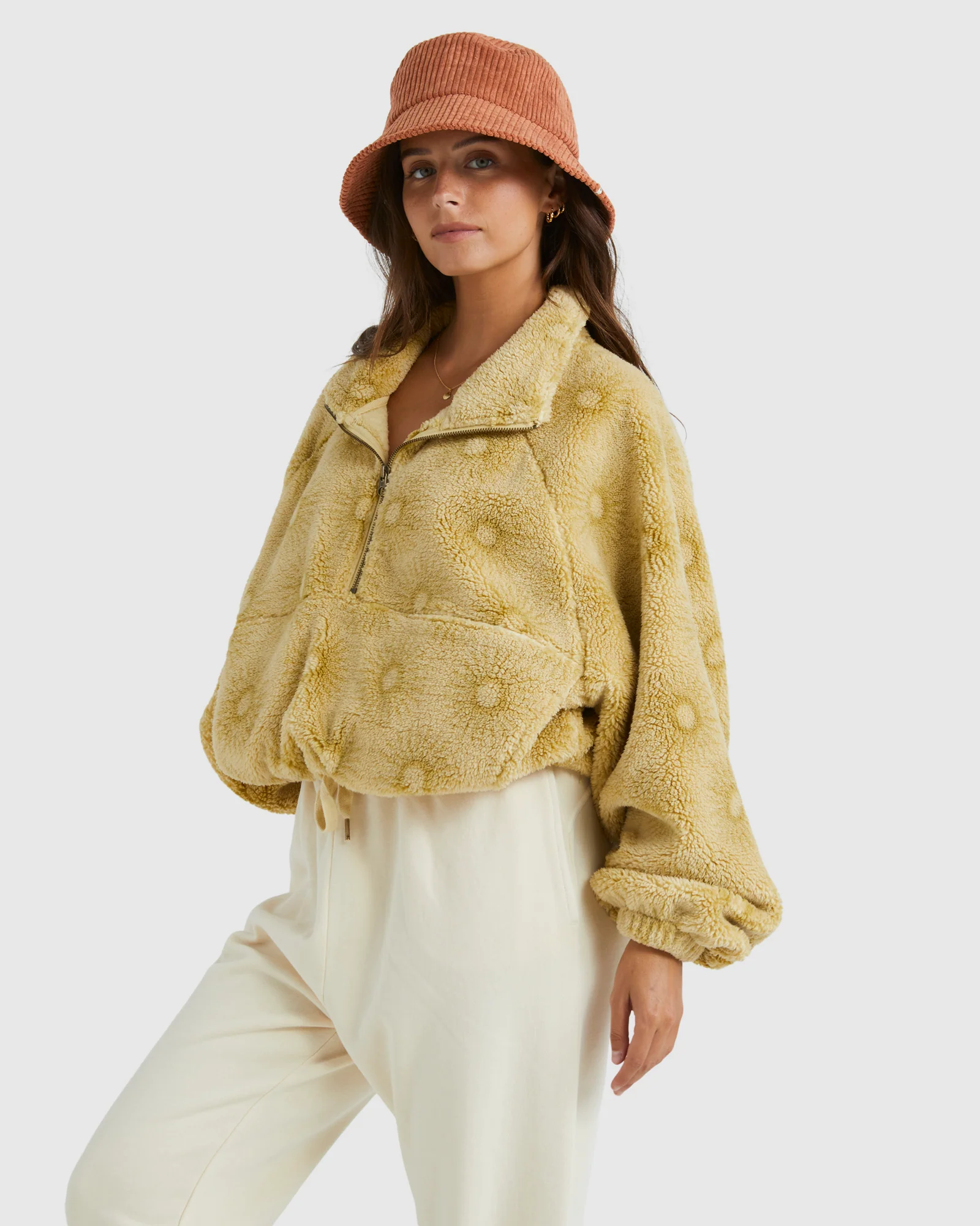 Womens Embers Half Zip Fleece Pullover