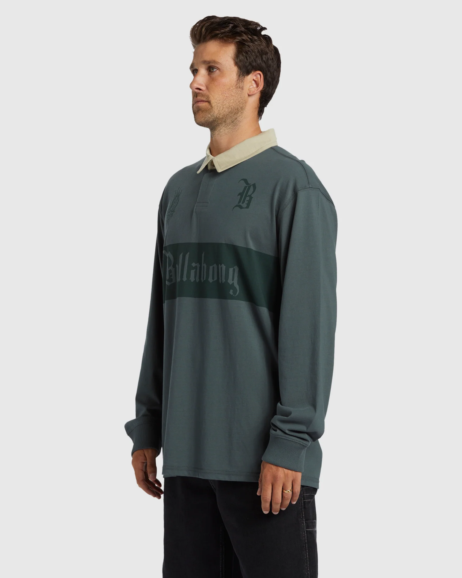 Mens Immortal Rugby Polo Long Sleeve Shirt