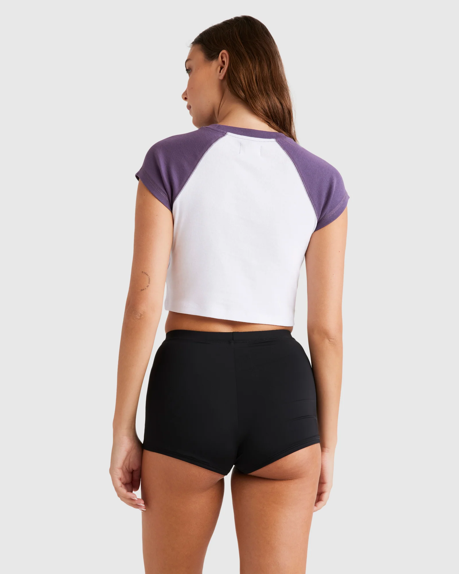 Womens Otis Sunny Raglan Crop Top