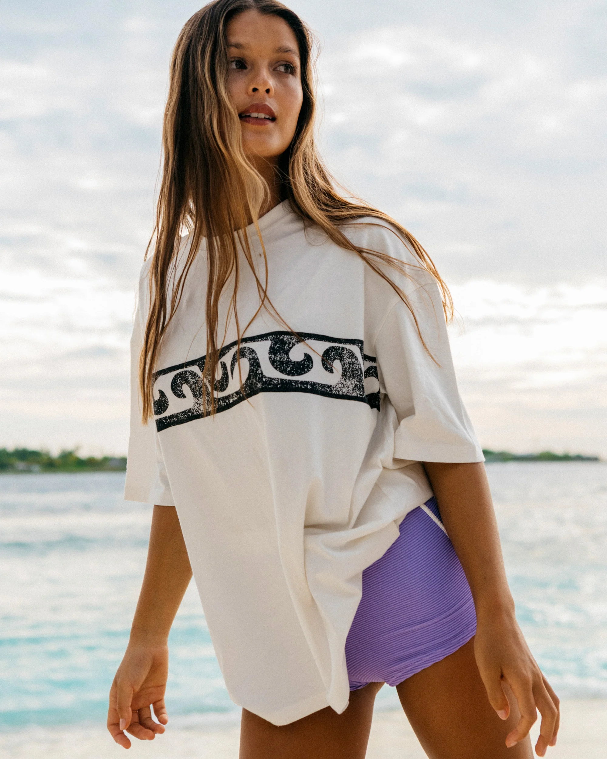 Womens Wave Fade T-Shirt