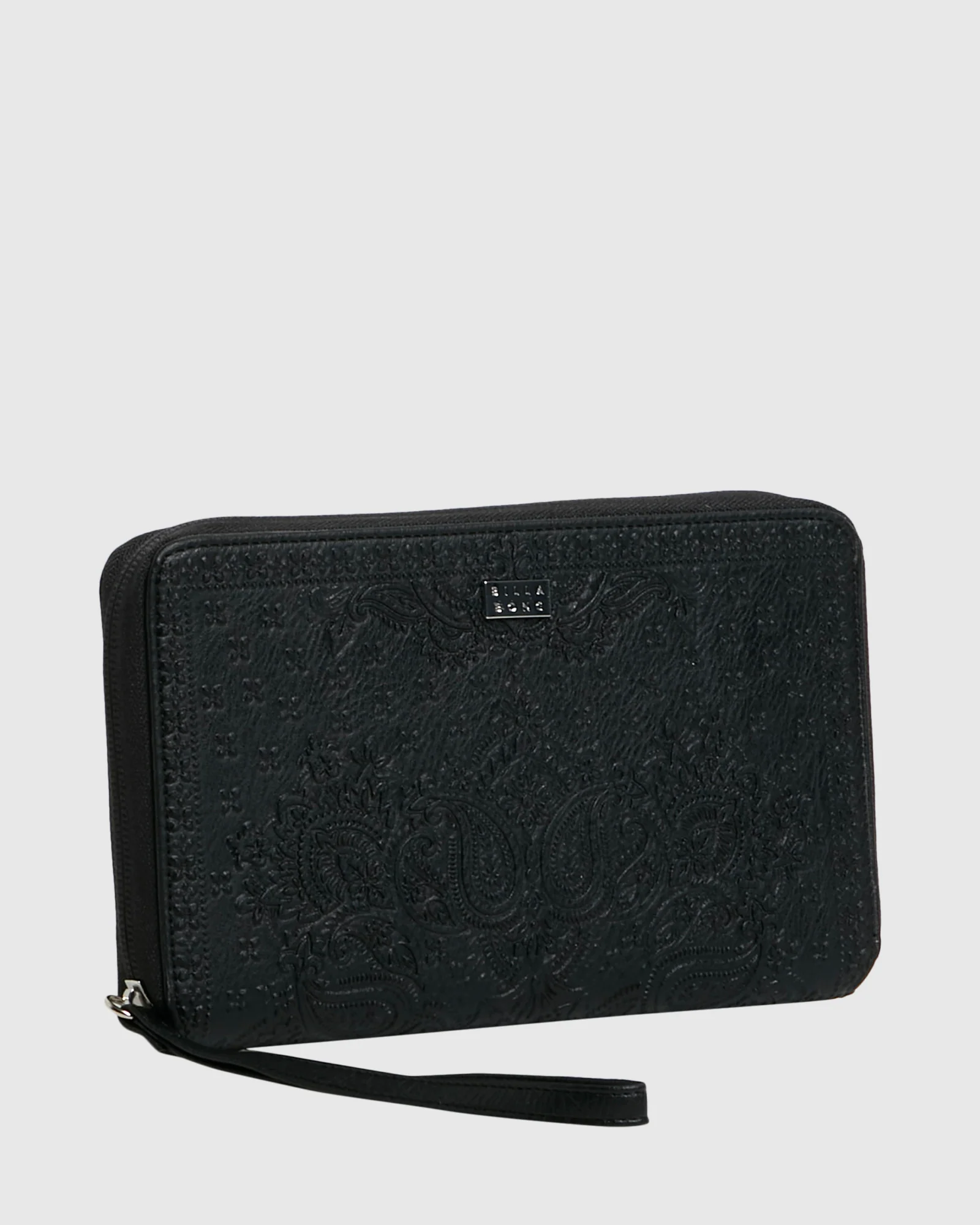 Womens Womens Bandana Mandala Travel Leather Wallet