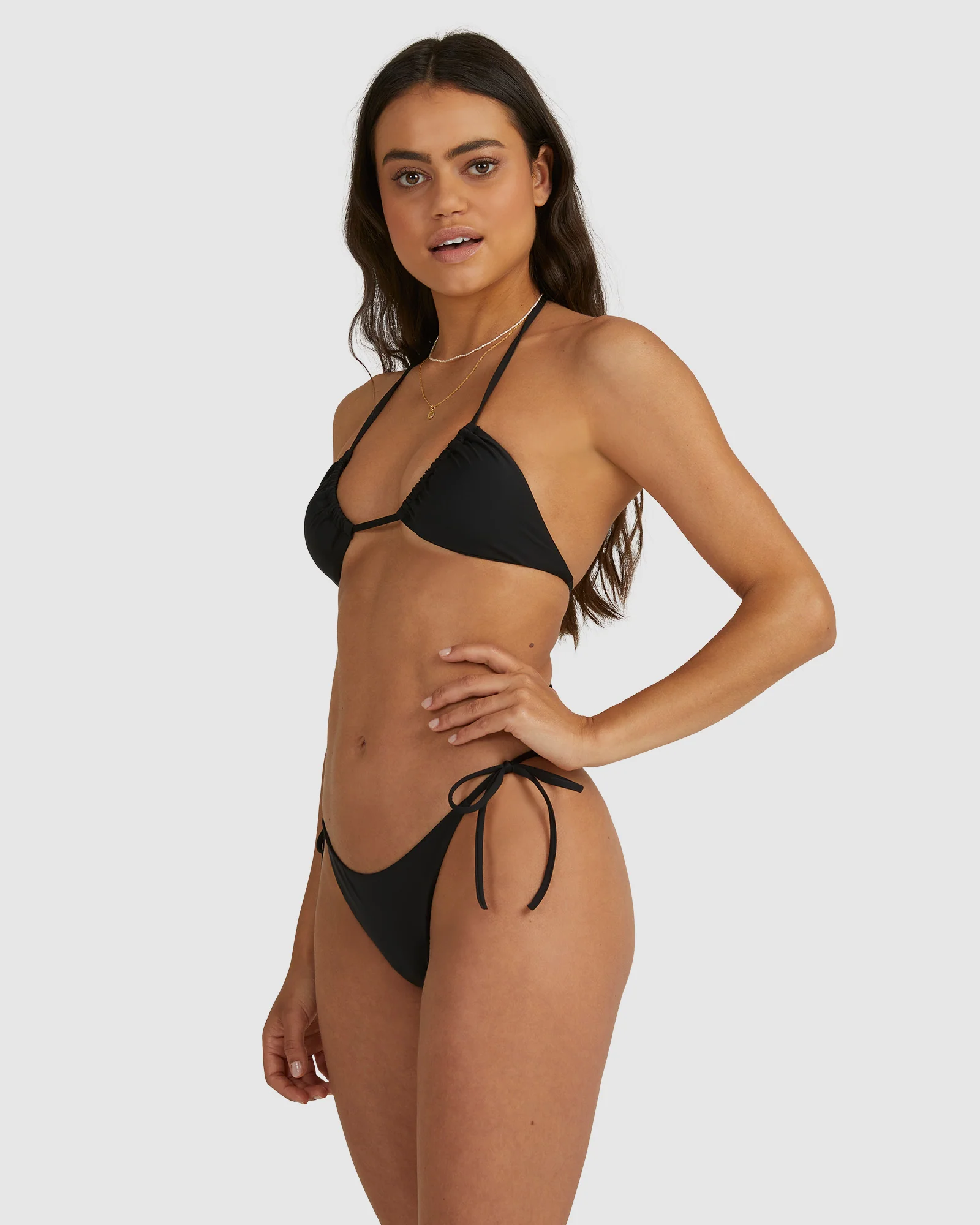 Womens Sol Searcher Tie Side Tanga Bikini Bottom