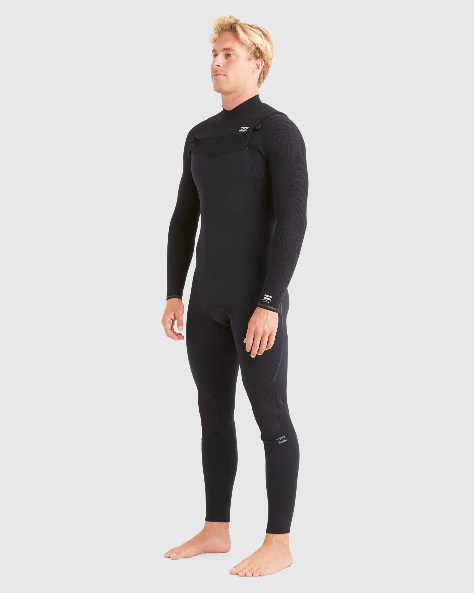 Mens 3/2mm Furnace Comp Chest Zip Steamer Wetsuit