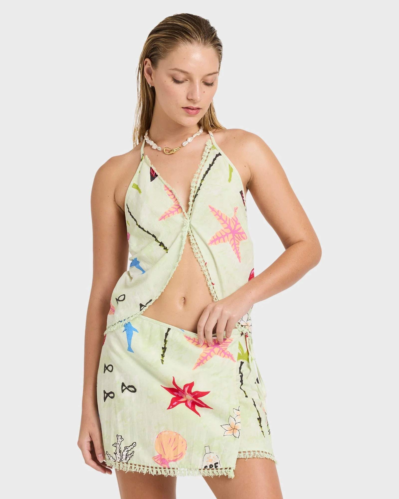 Womens Lottie Hall Woven Tank Top