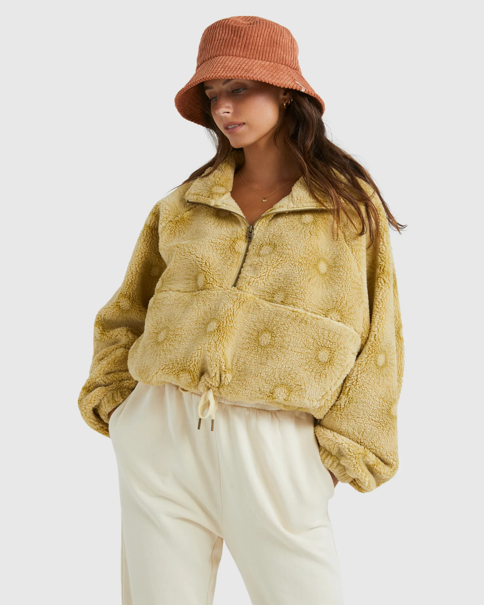 Womens Embers Half Zip Fleece Pullover