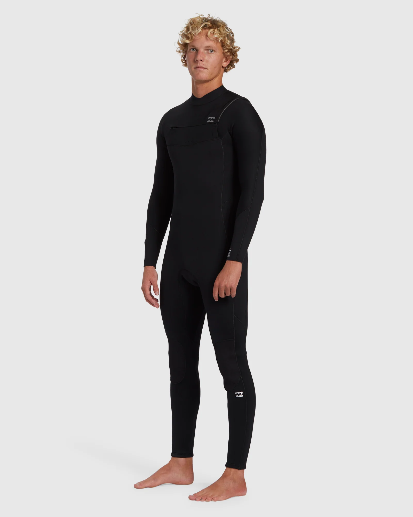 Mens 3/2 Foil Chest Zip Wetsuit