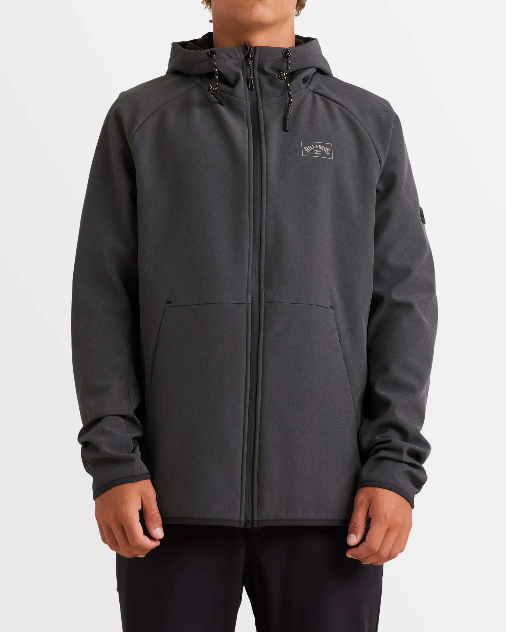 Mens Elements Fleece Hooded Jacket