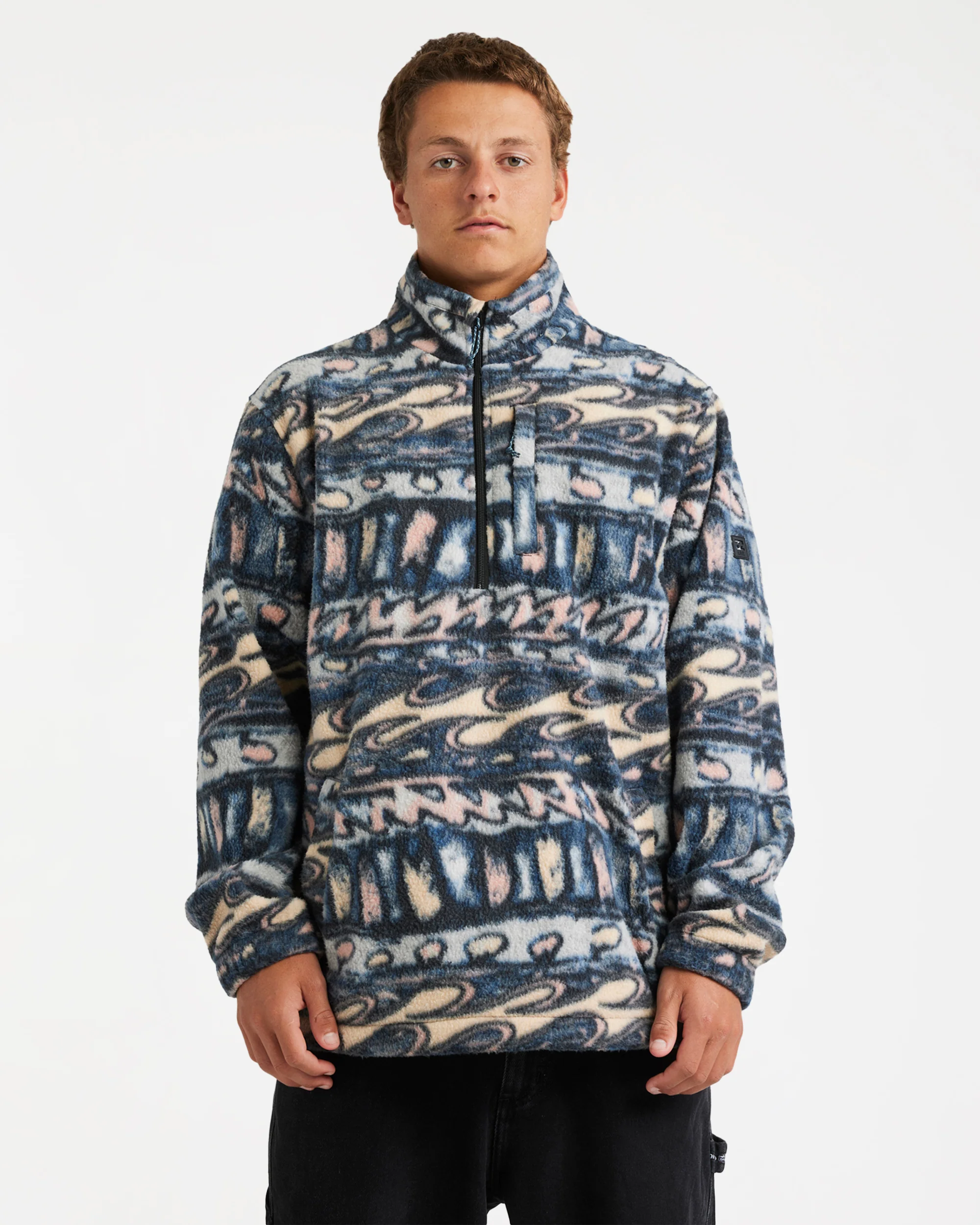 Mens Occy Heritage Half Zip Fleece Pullover