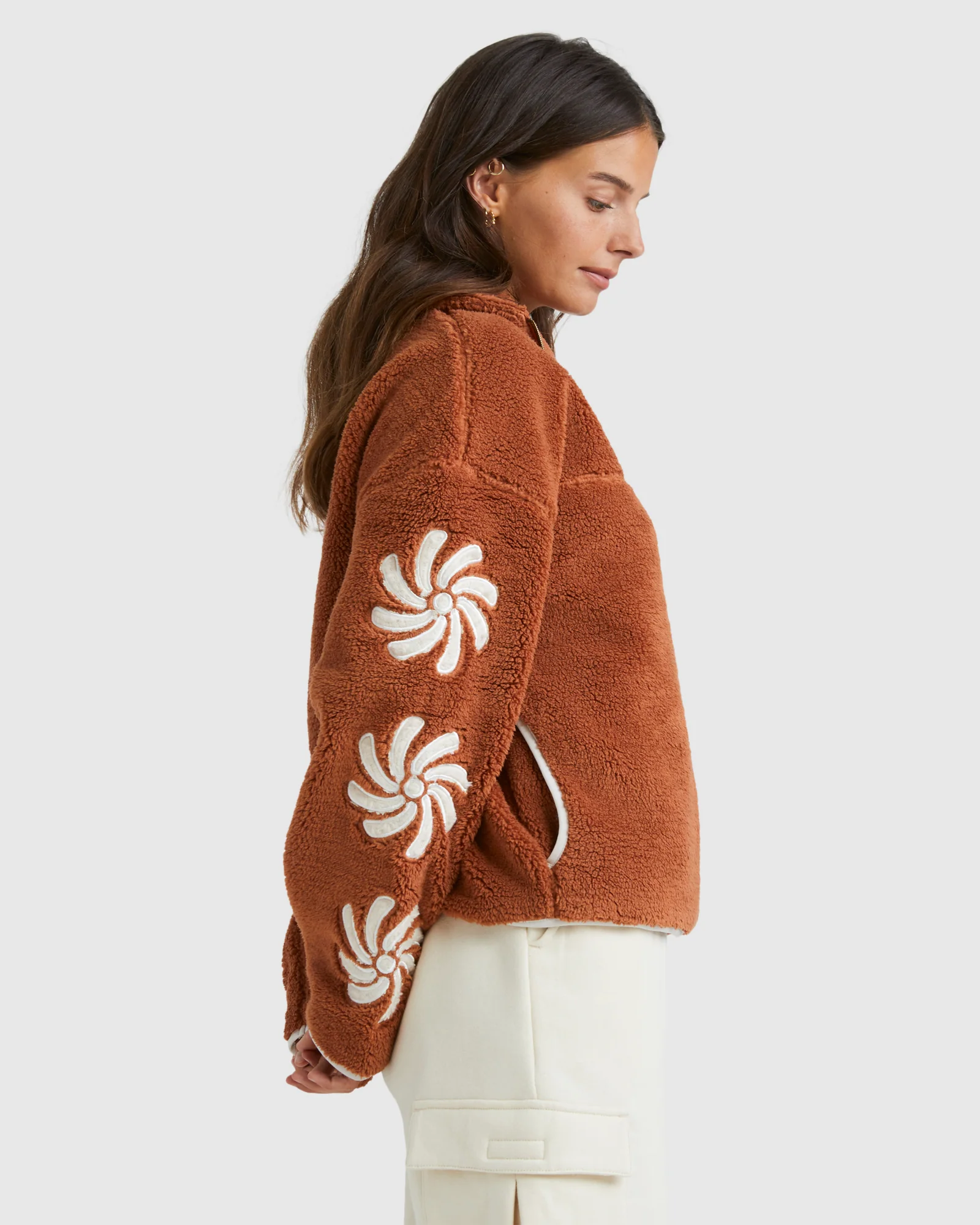 Womens Sun Fun Half Zip Fleece Jumper