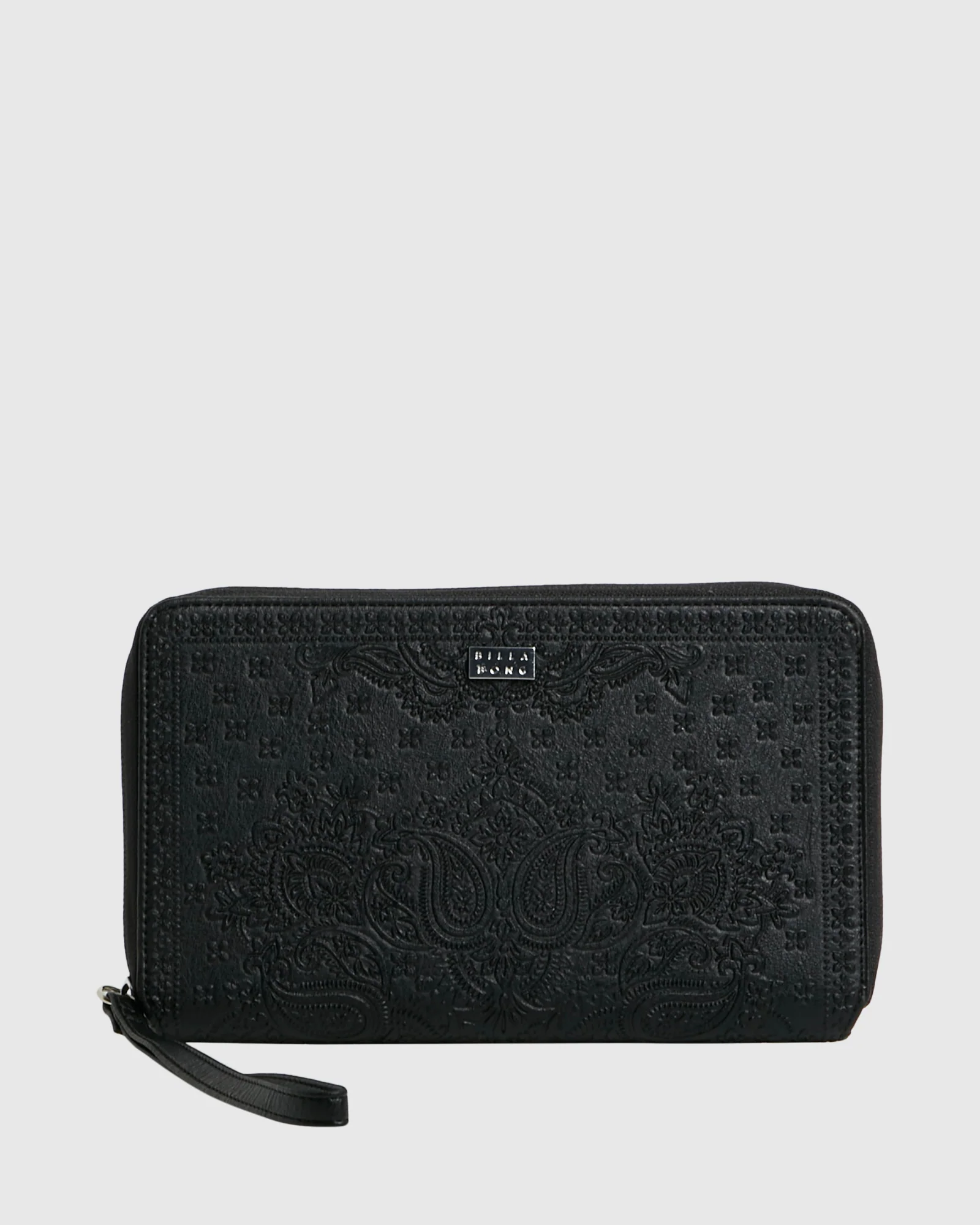 Womens Womens Bandana Mandala Travel Leather Wallet