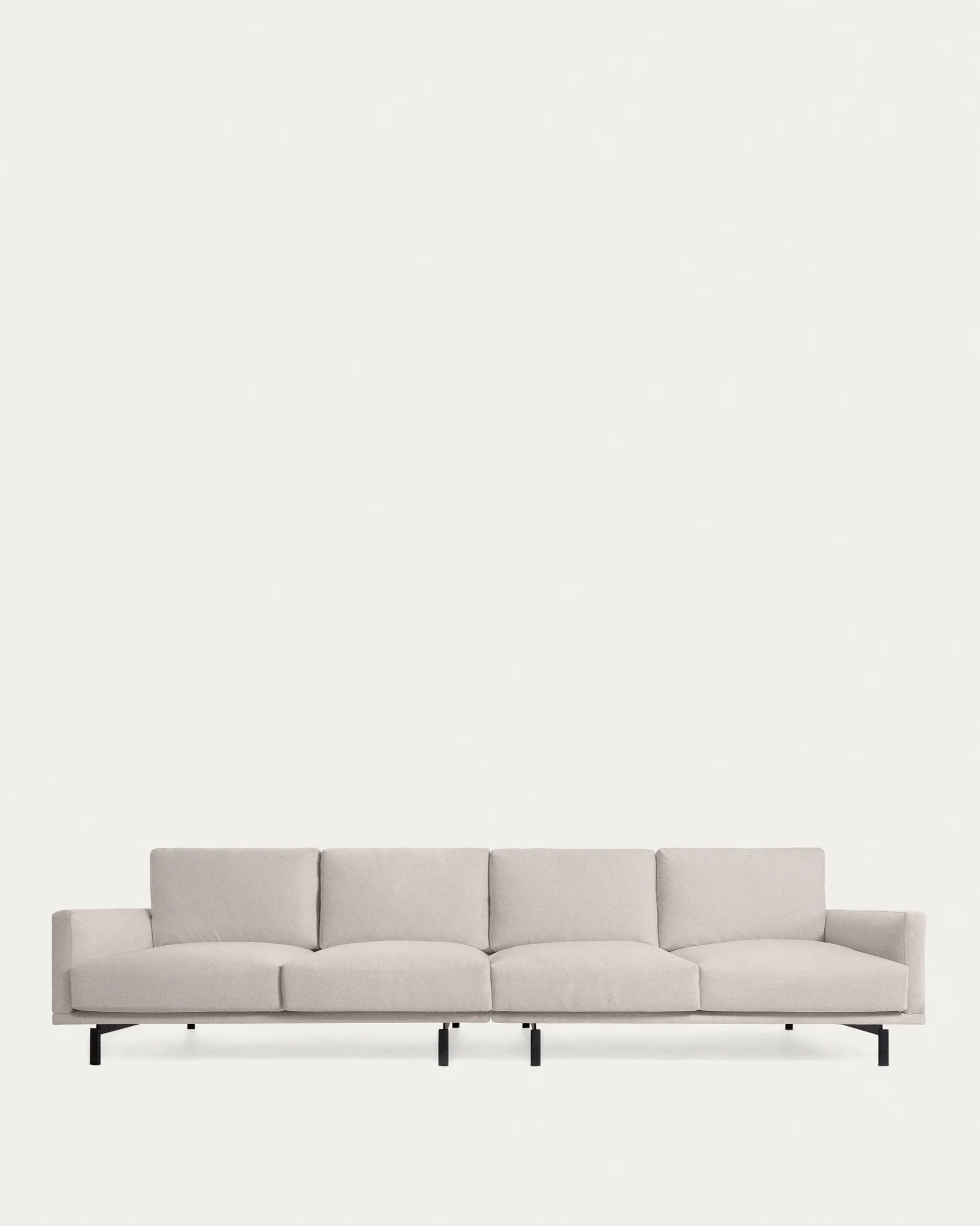 Galene 4 seater sofa in beige, 414 cm FSC Mix Credit