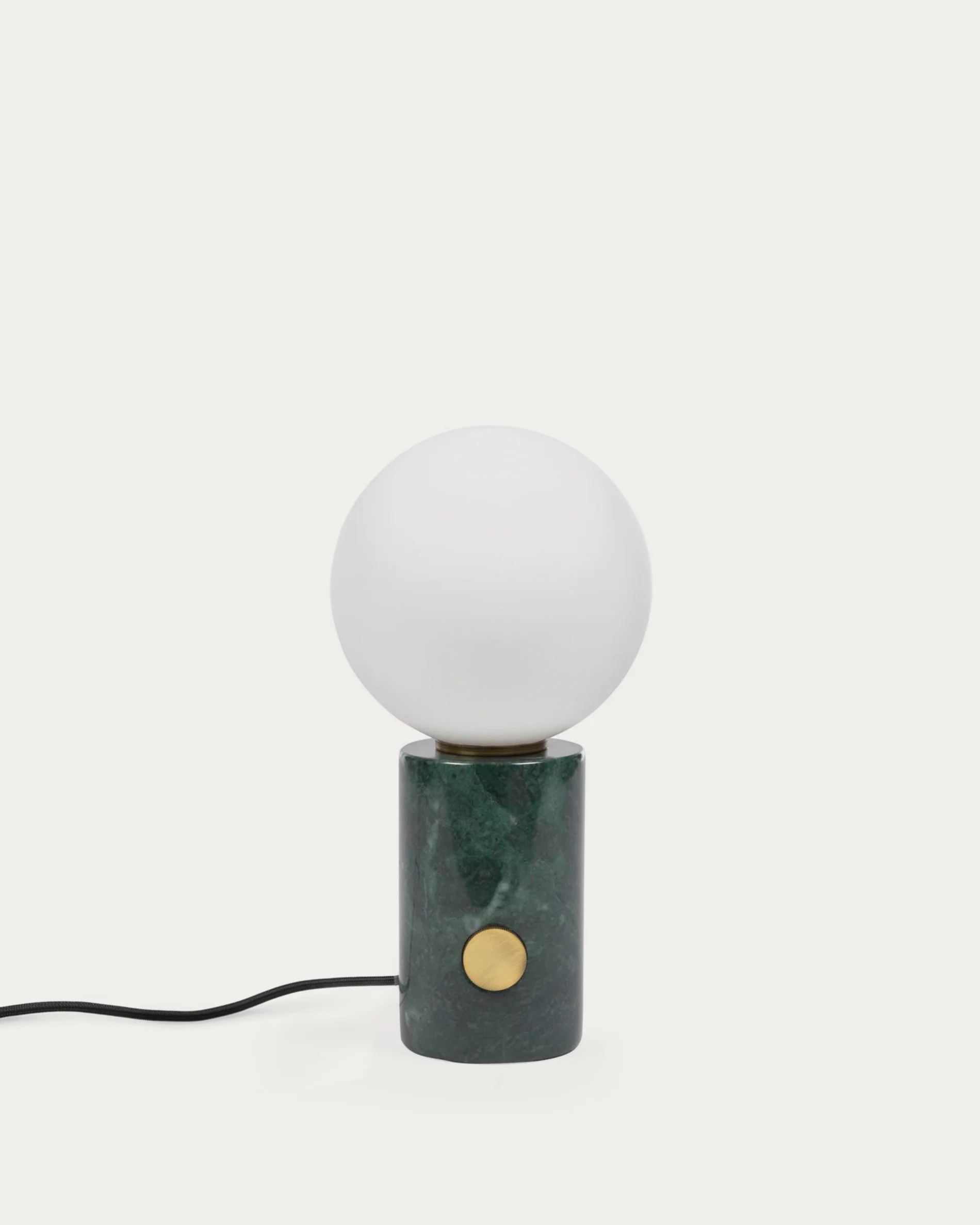 Lonela table lamp in marble with green finish