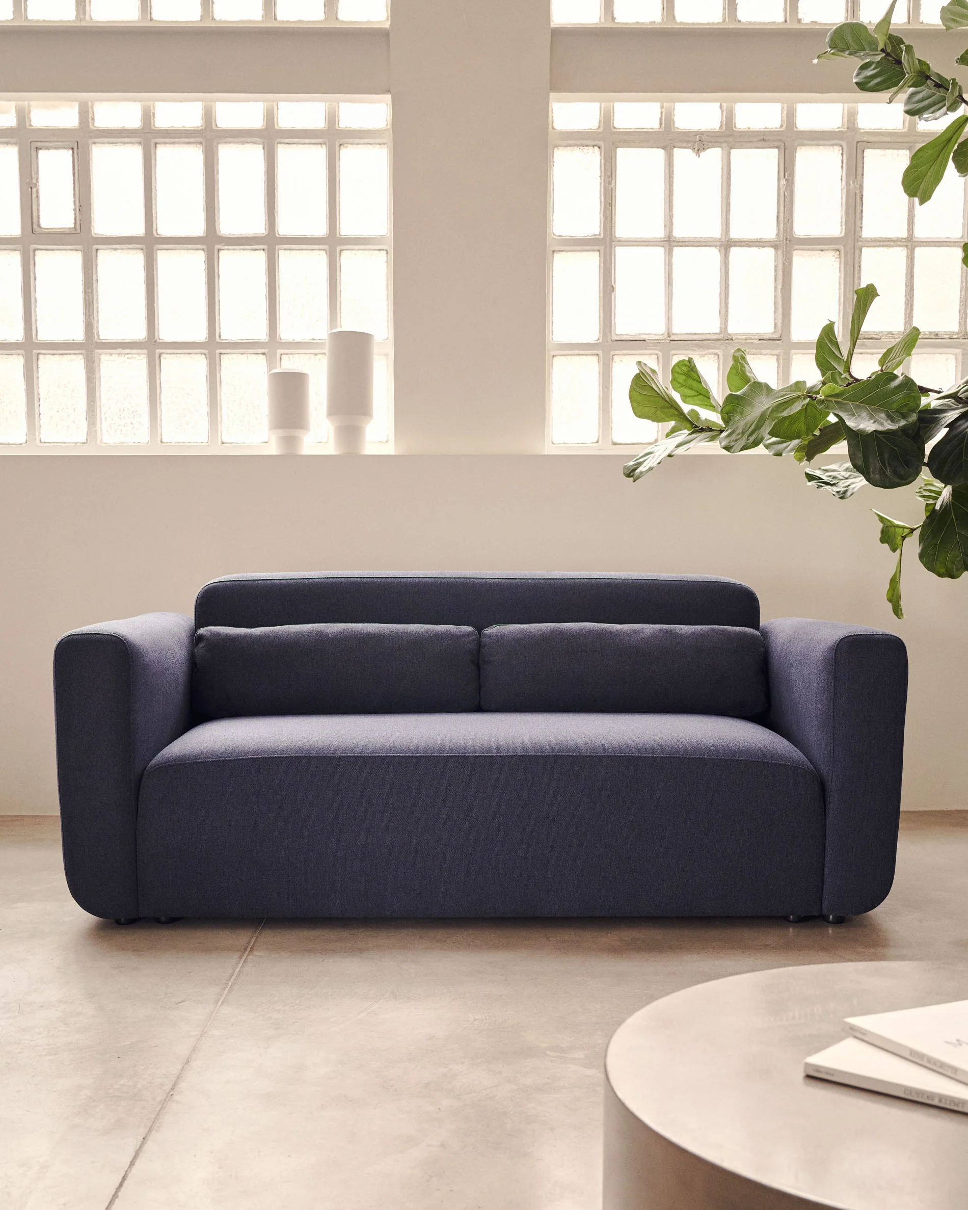 Neom 2 seater modular sofa in blue, 188 cm FSC Mix Credit
