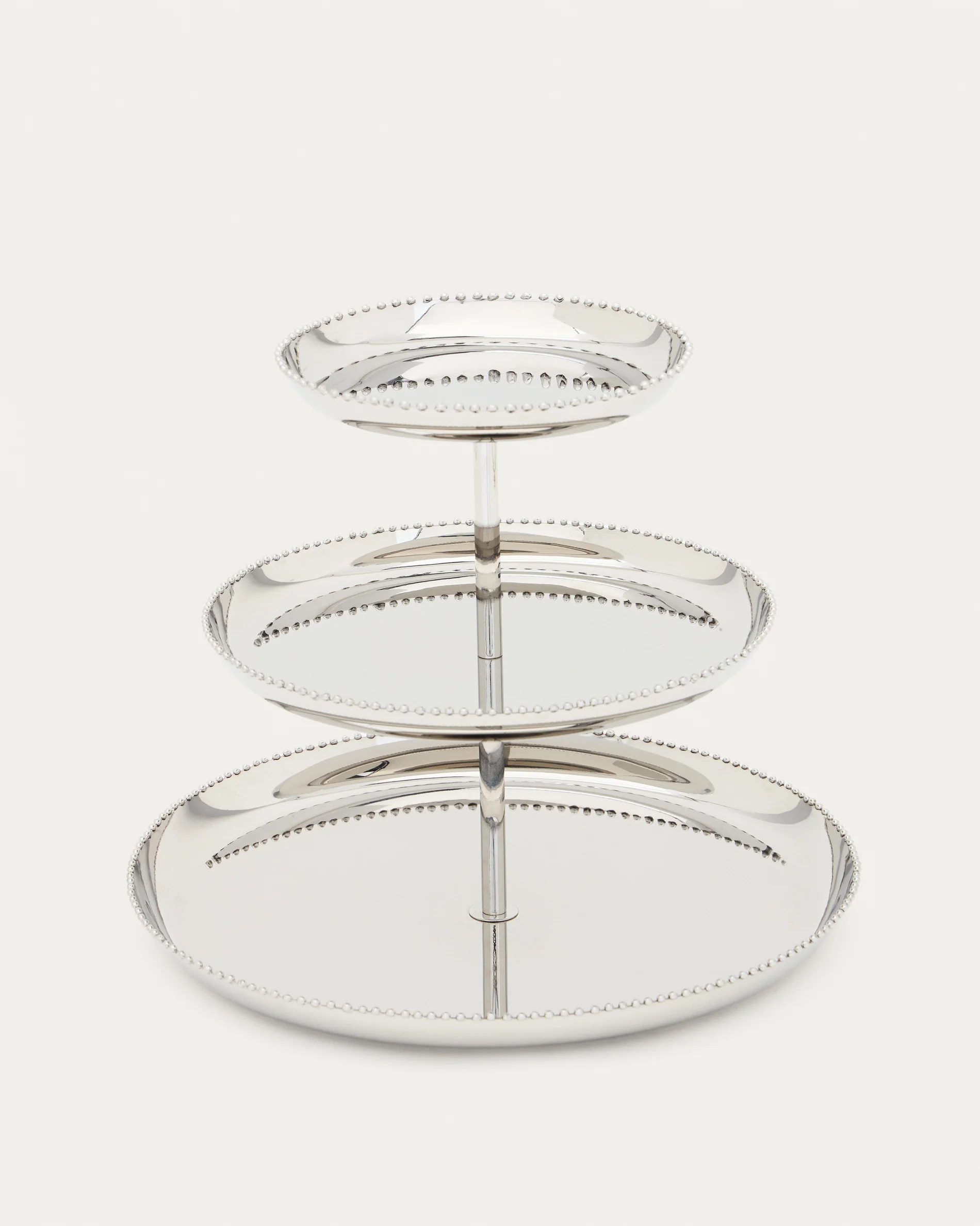 Nirela 3-tier stainless steel tray