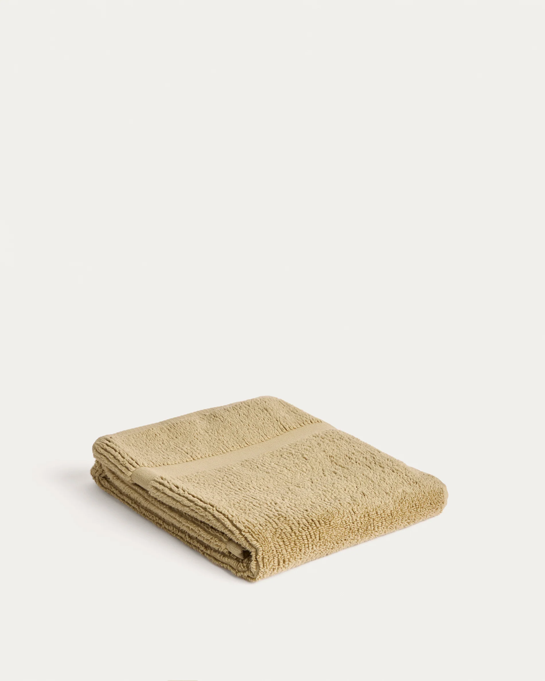 Olvira 100% cotton dark green jacquard hand towel 50 x 90cm