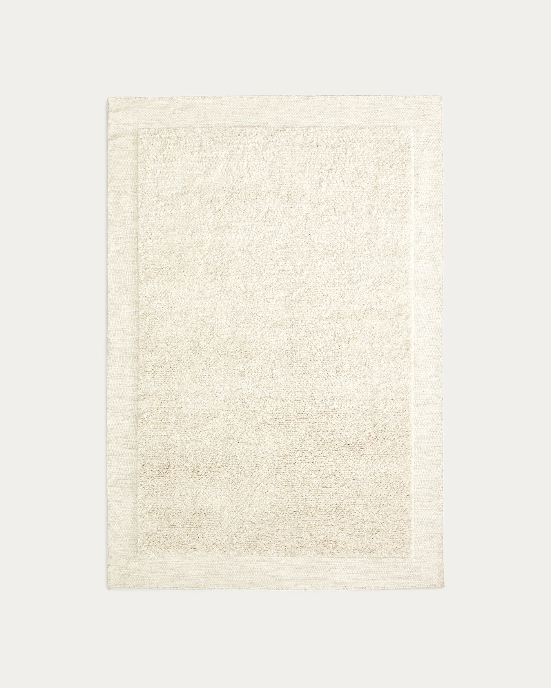 Marely white wool rug 160 x 230cm