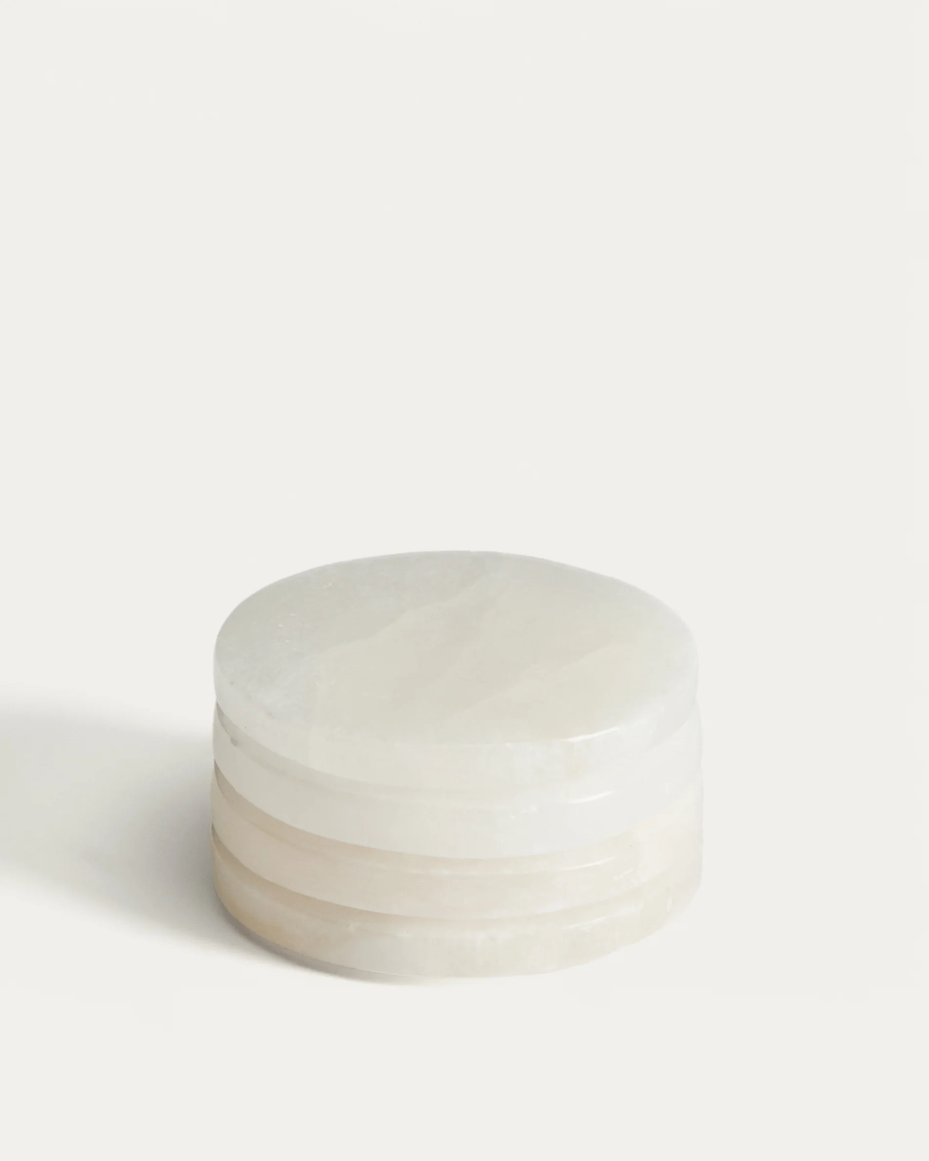 Noreli set of 4 alabaster coasters