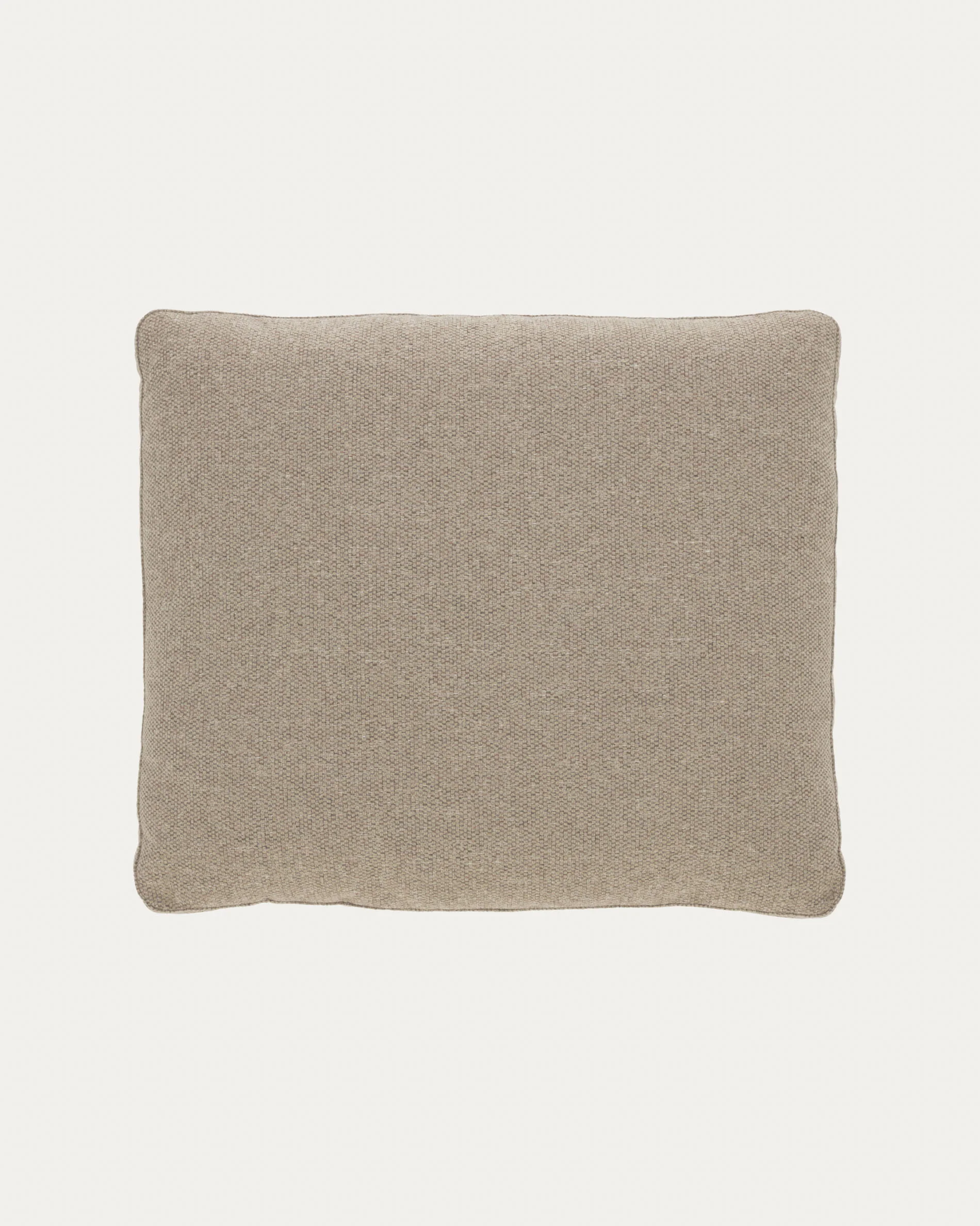 Blok beige chenille cushion 50 x 60cm