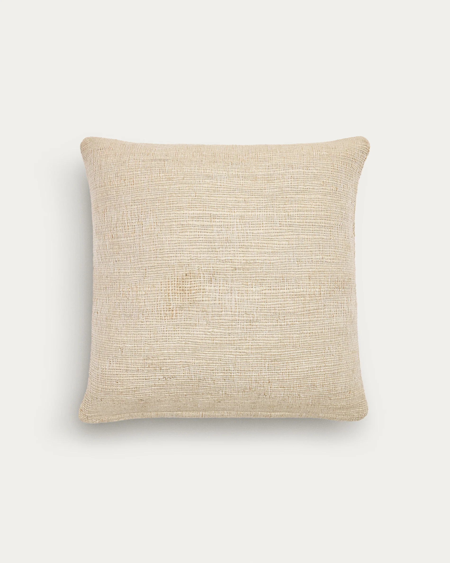 Machiel cushion cover in beige and white viscose jaquard  50  x 50 cm
