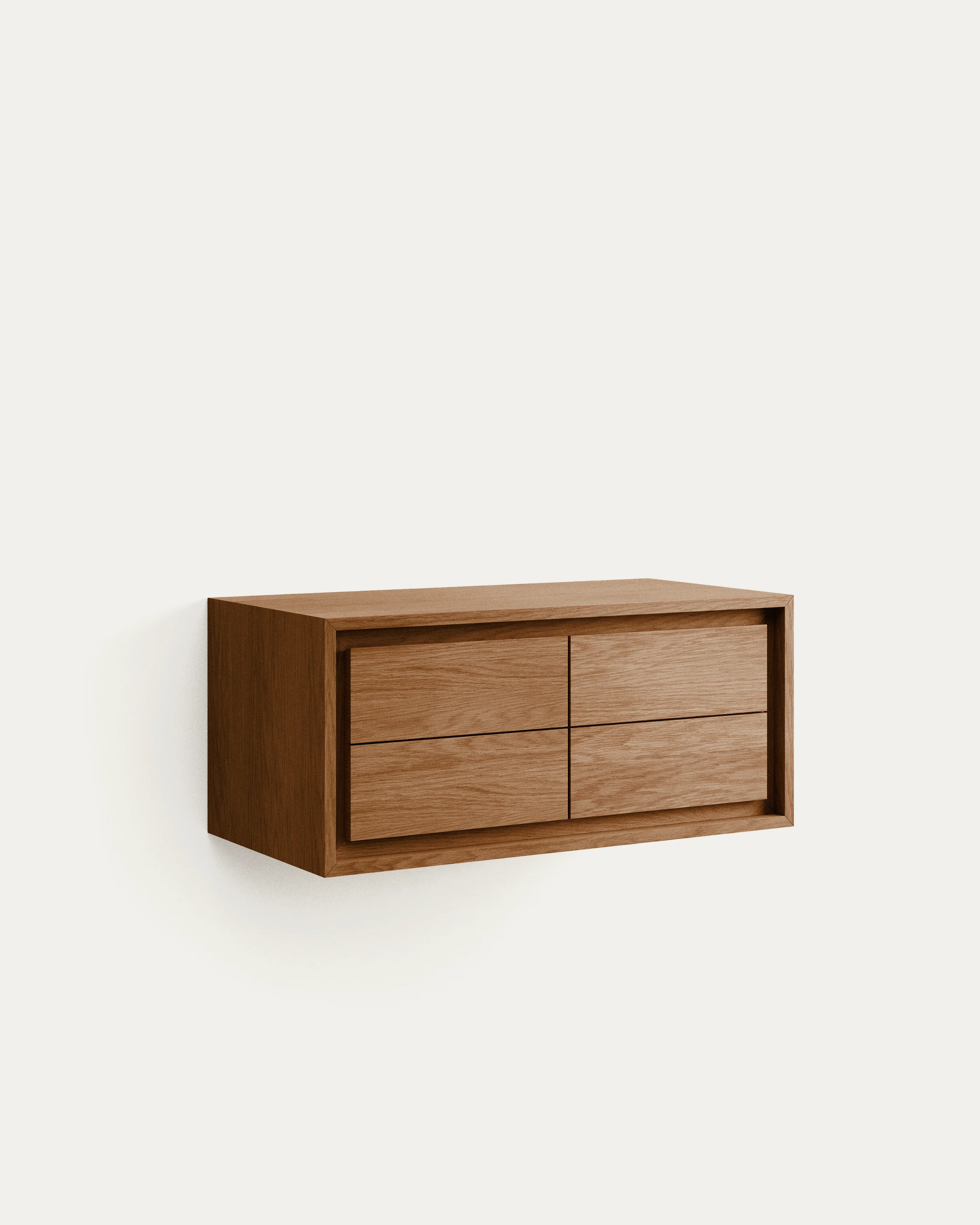 Kenta bathroom furniture in solid teak wood with a natural finish,   90 x 45 cm