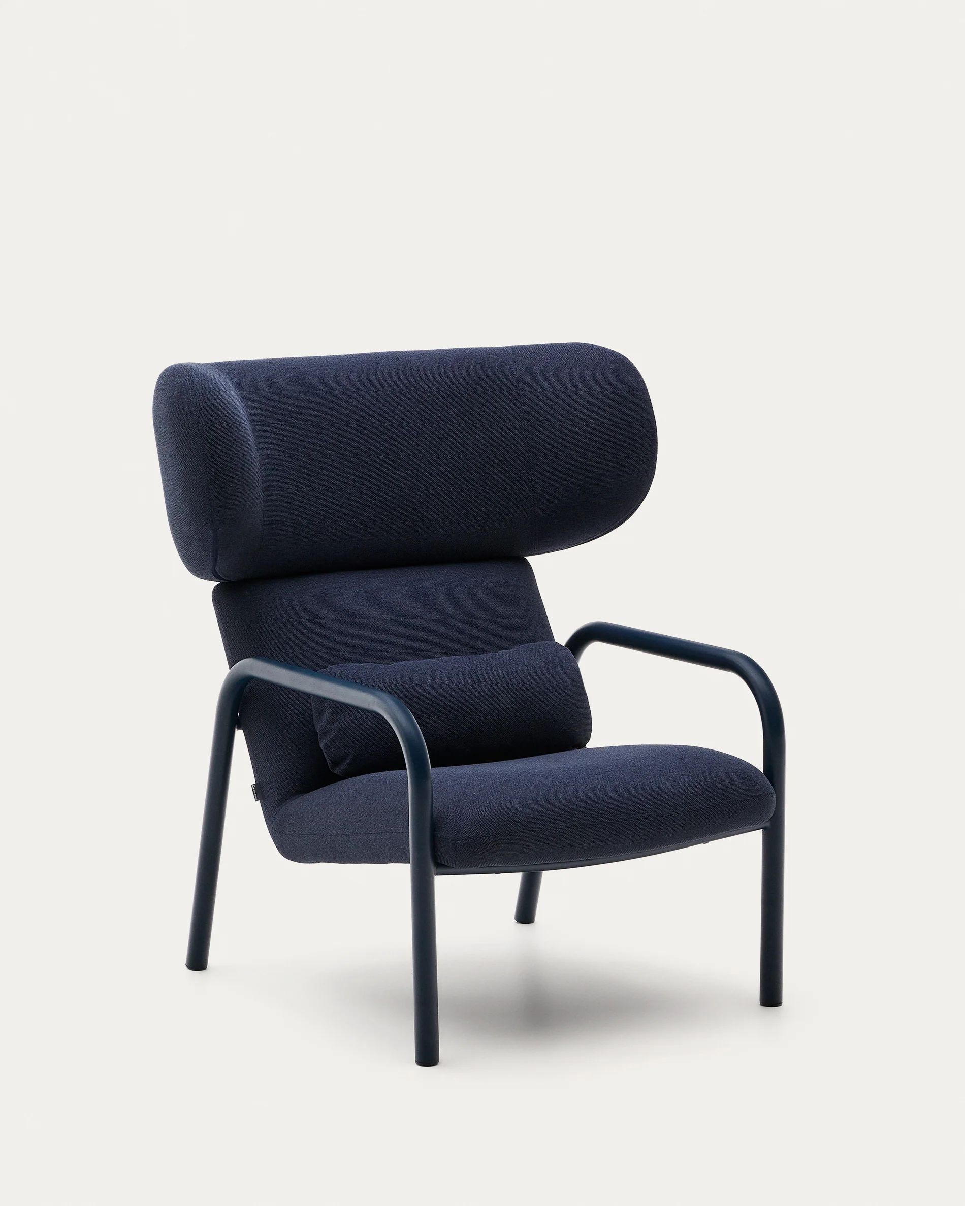 Inari armchair in blue with blue painted steel finish FSC Mix Credit