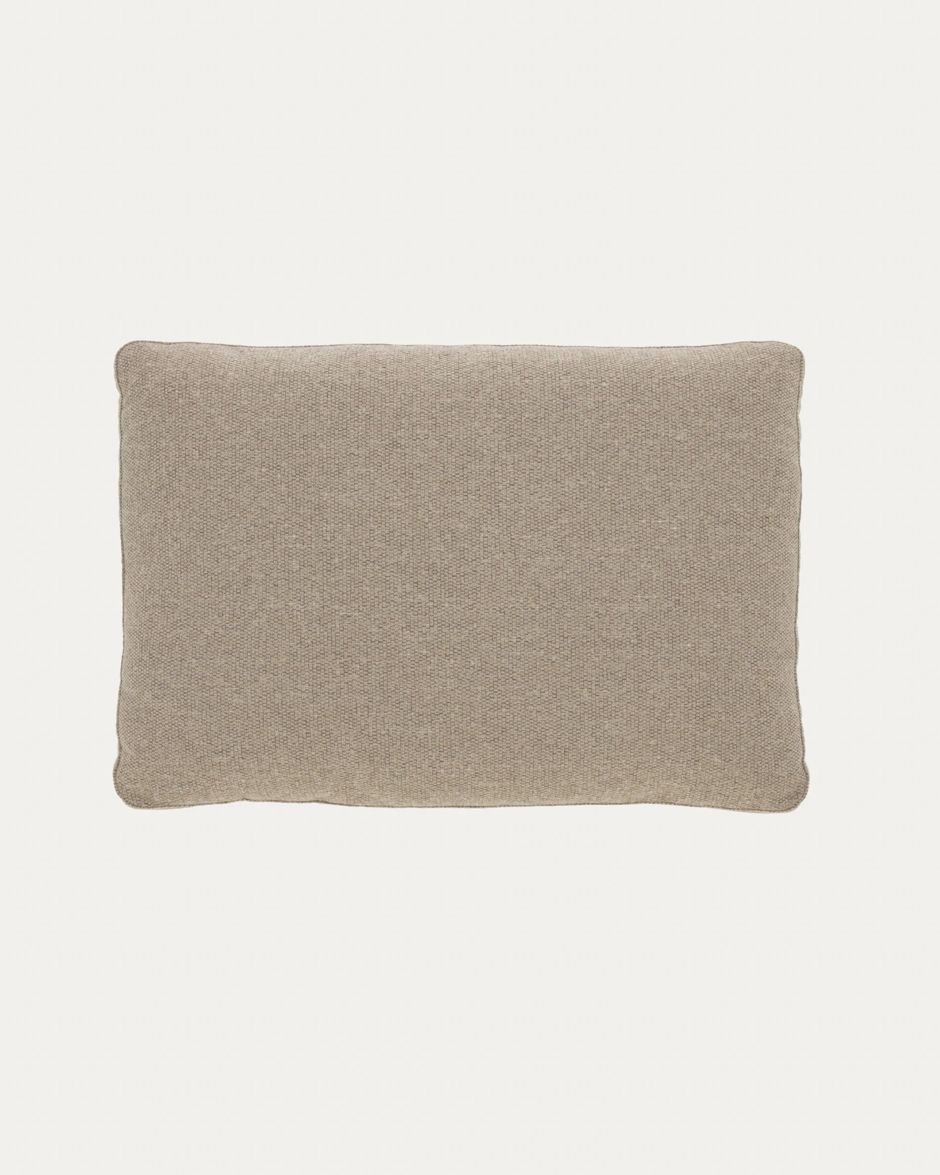Blok beige chenille cushion 40 x 60cm