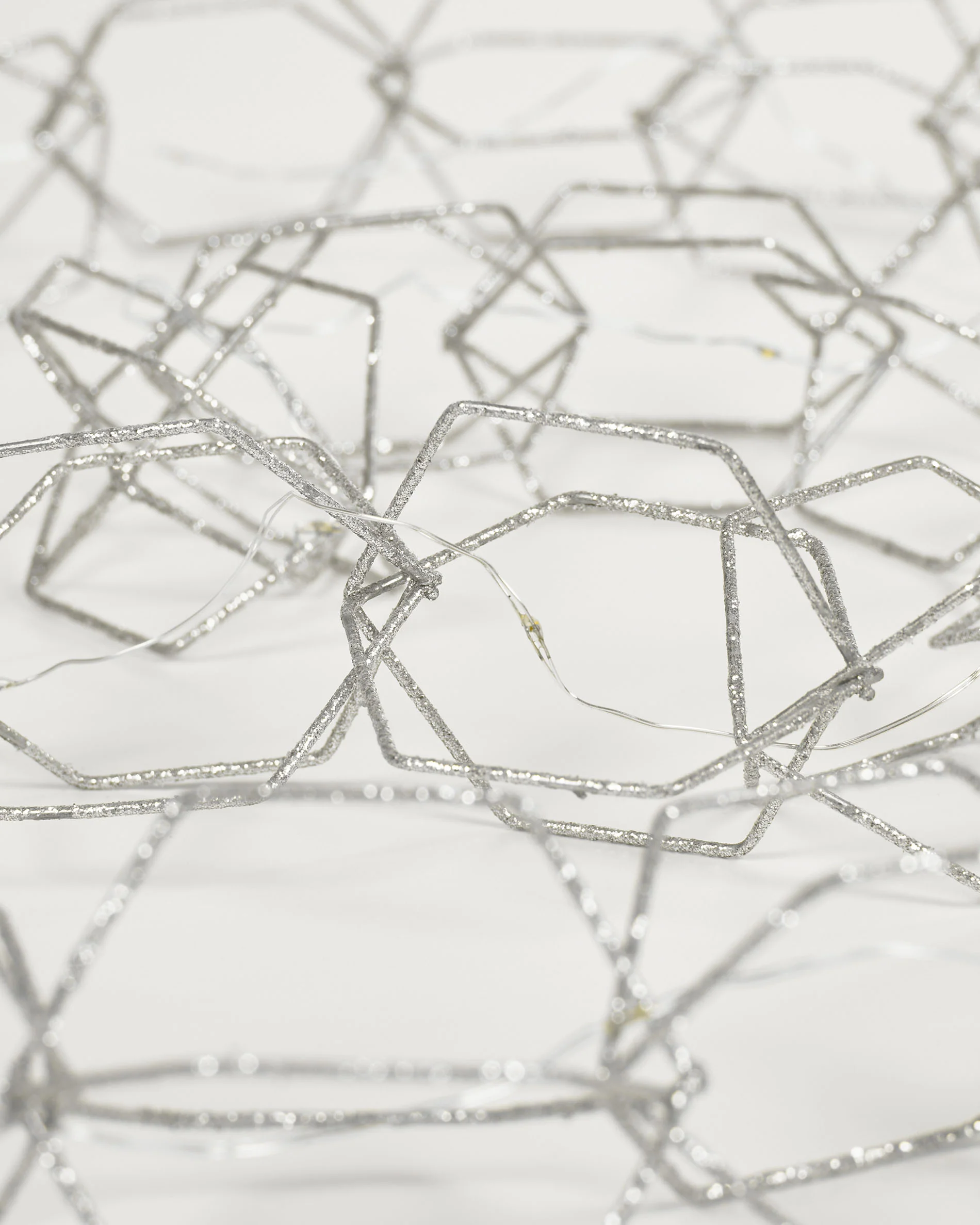 Narel fairy lights in grey 1.9m