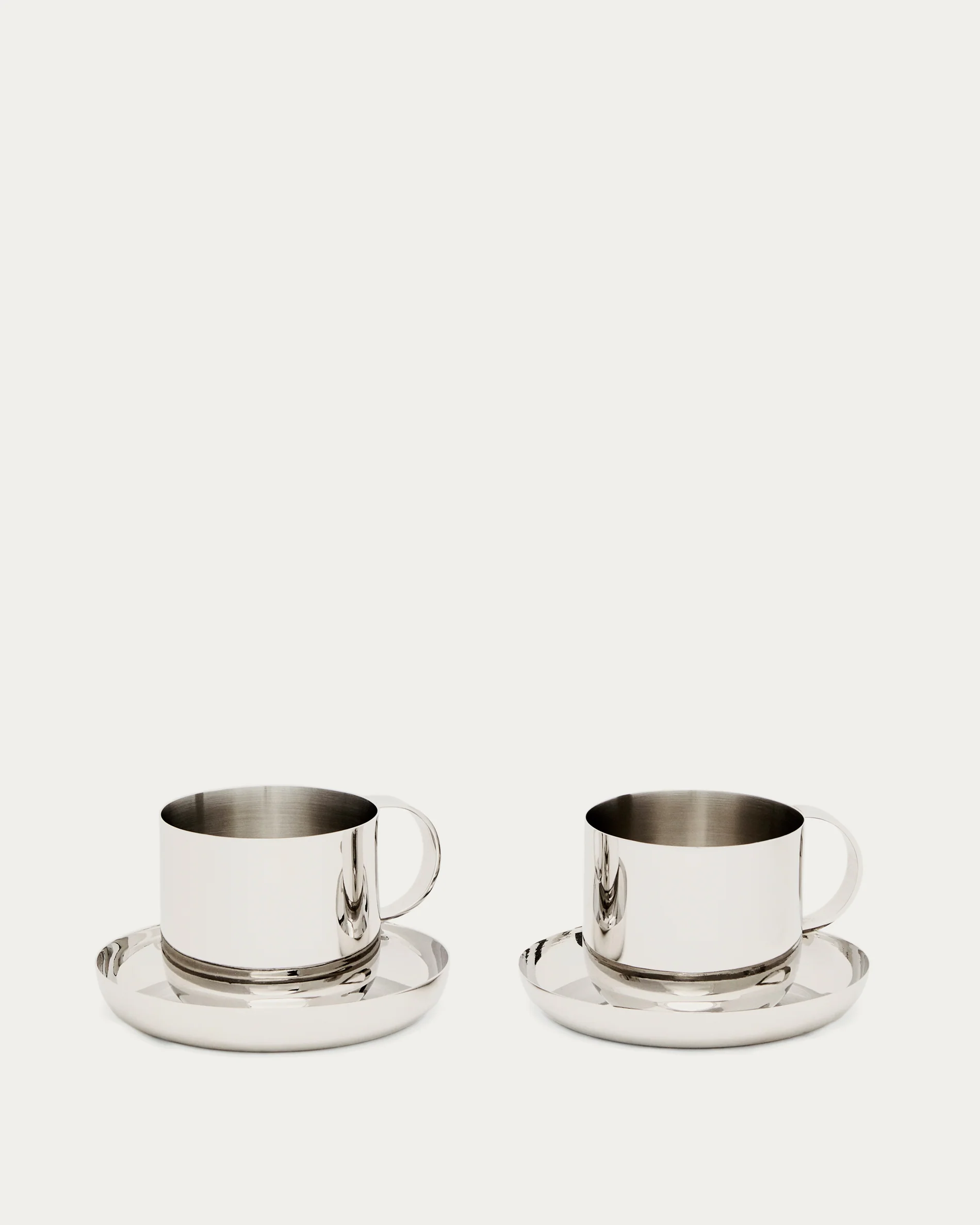 Nirela set of 2 stainless steel cups