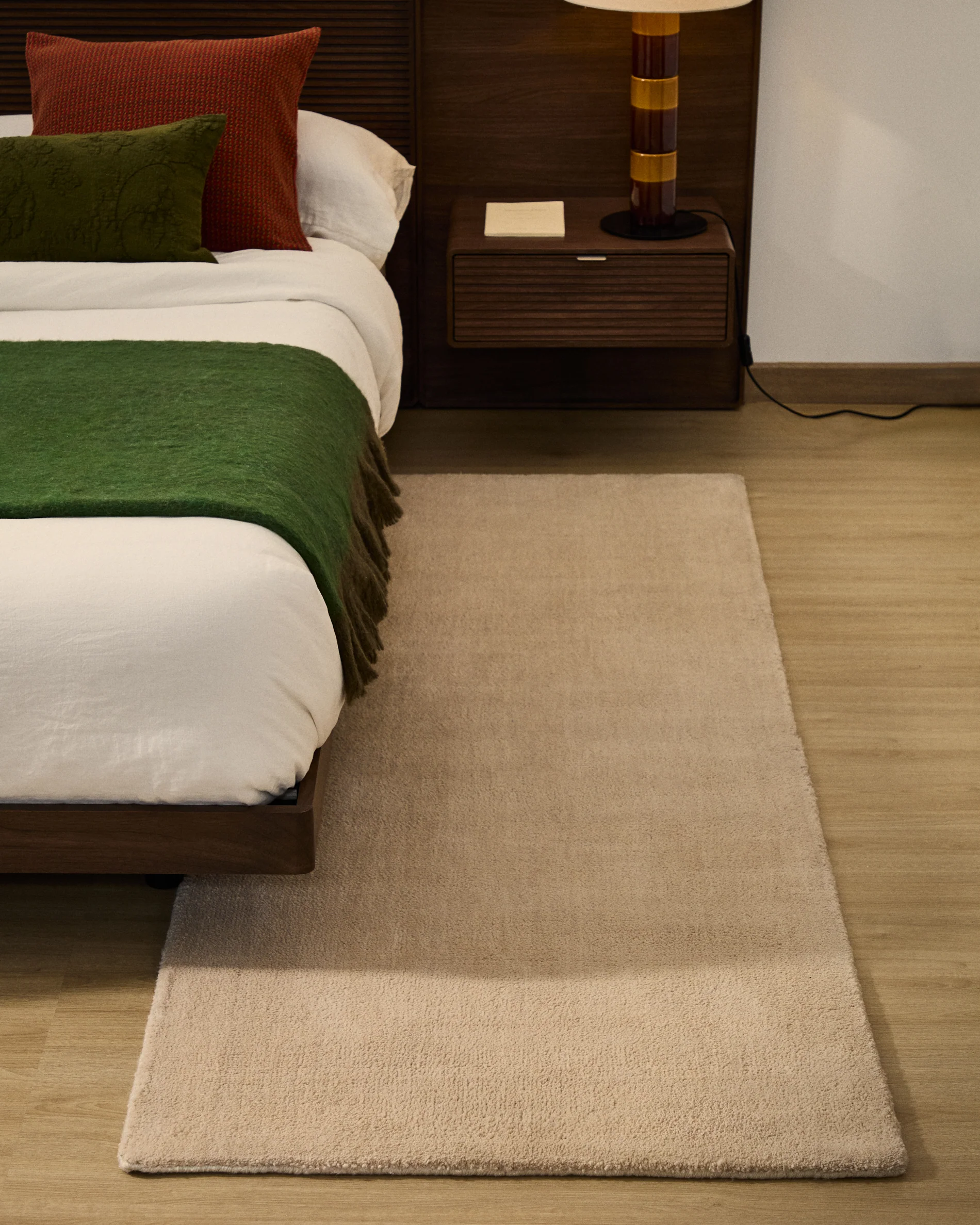 Empuries beige runner rug 80 x 200cm