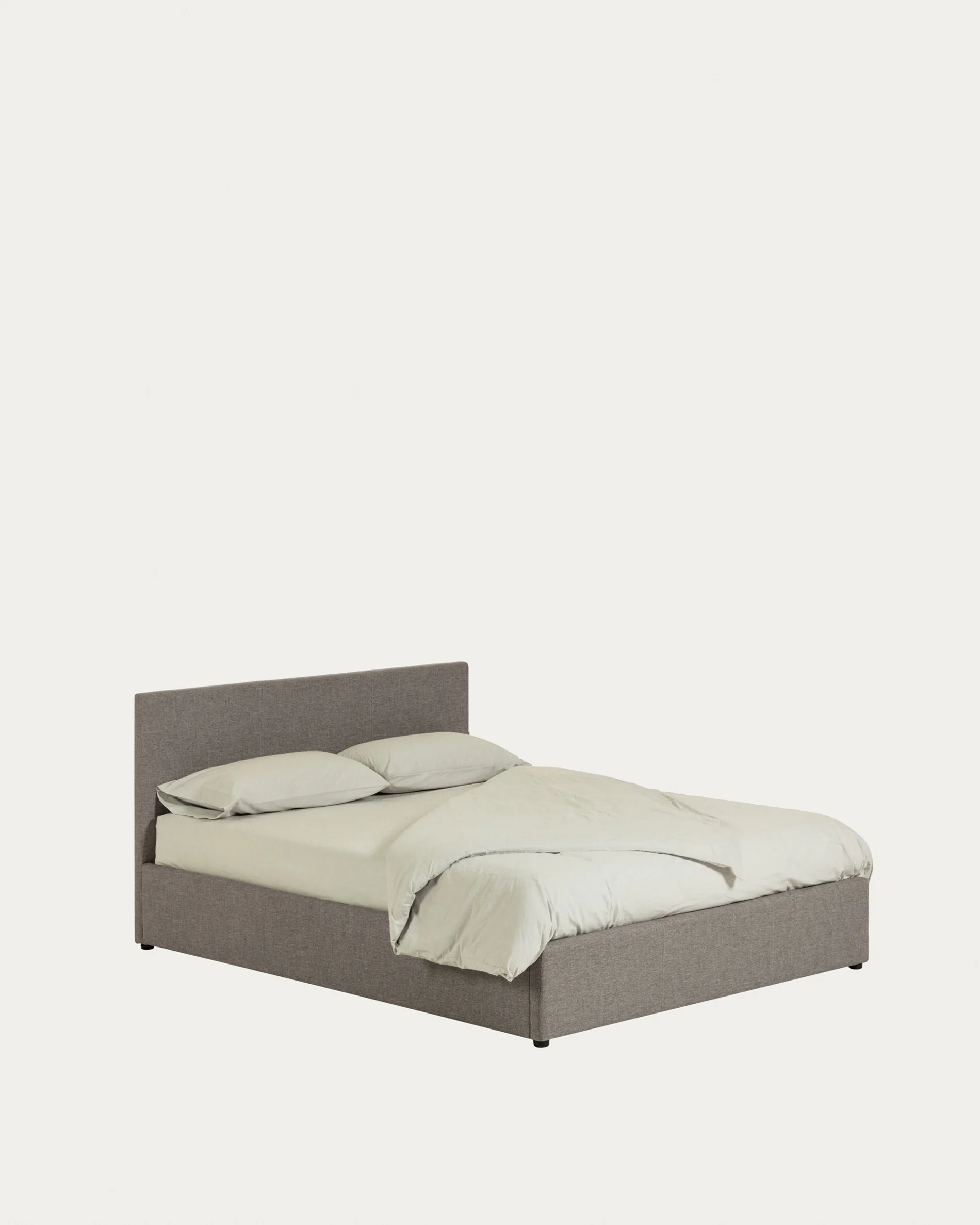 Nahiri grey lift-up storage bed for a 150 x 200 cm mattress
