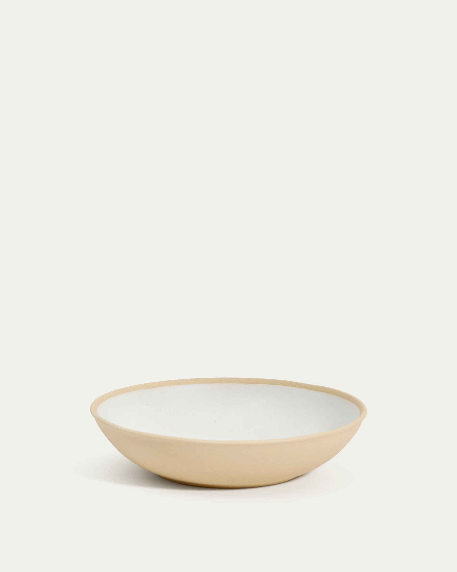 Beige Azir ceramic soup bowl
