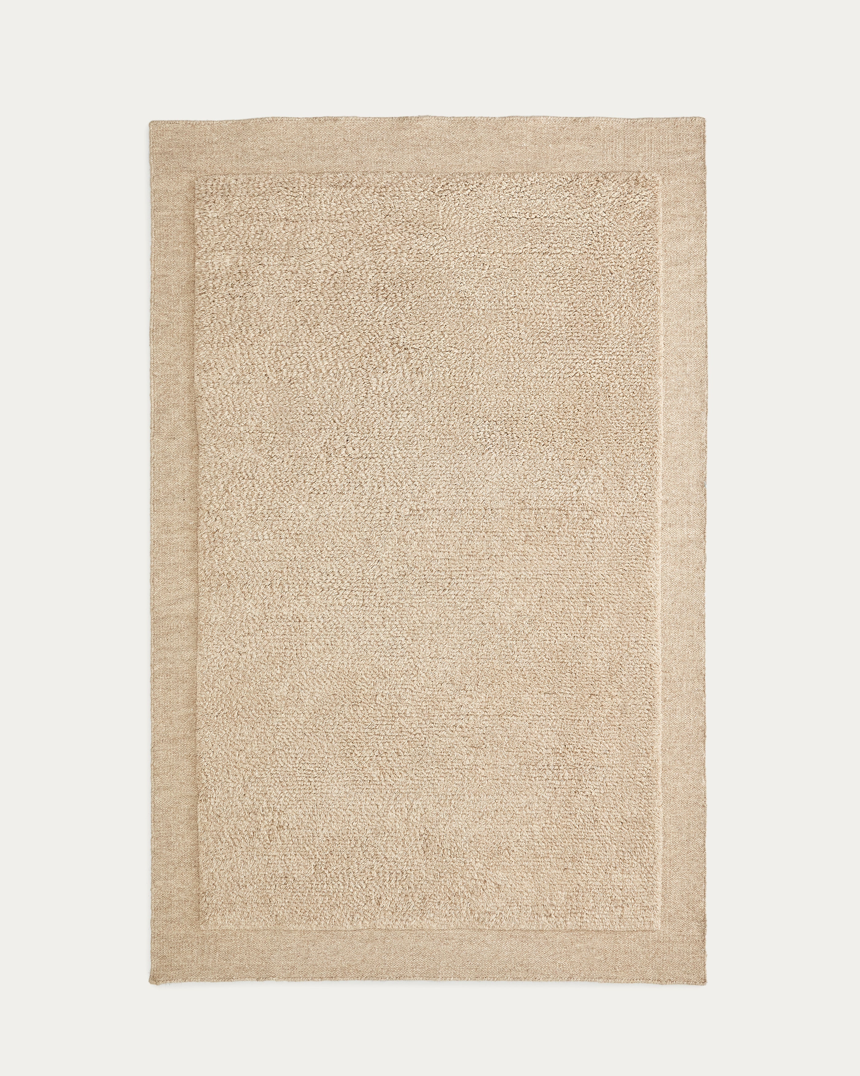 Marely beige wool rug 300 x 200cm