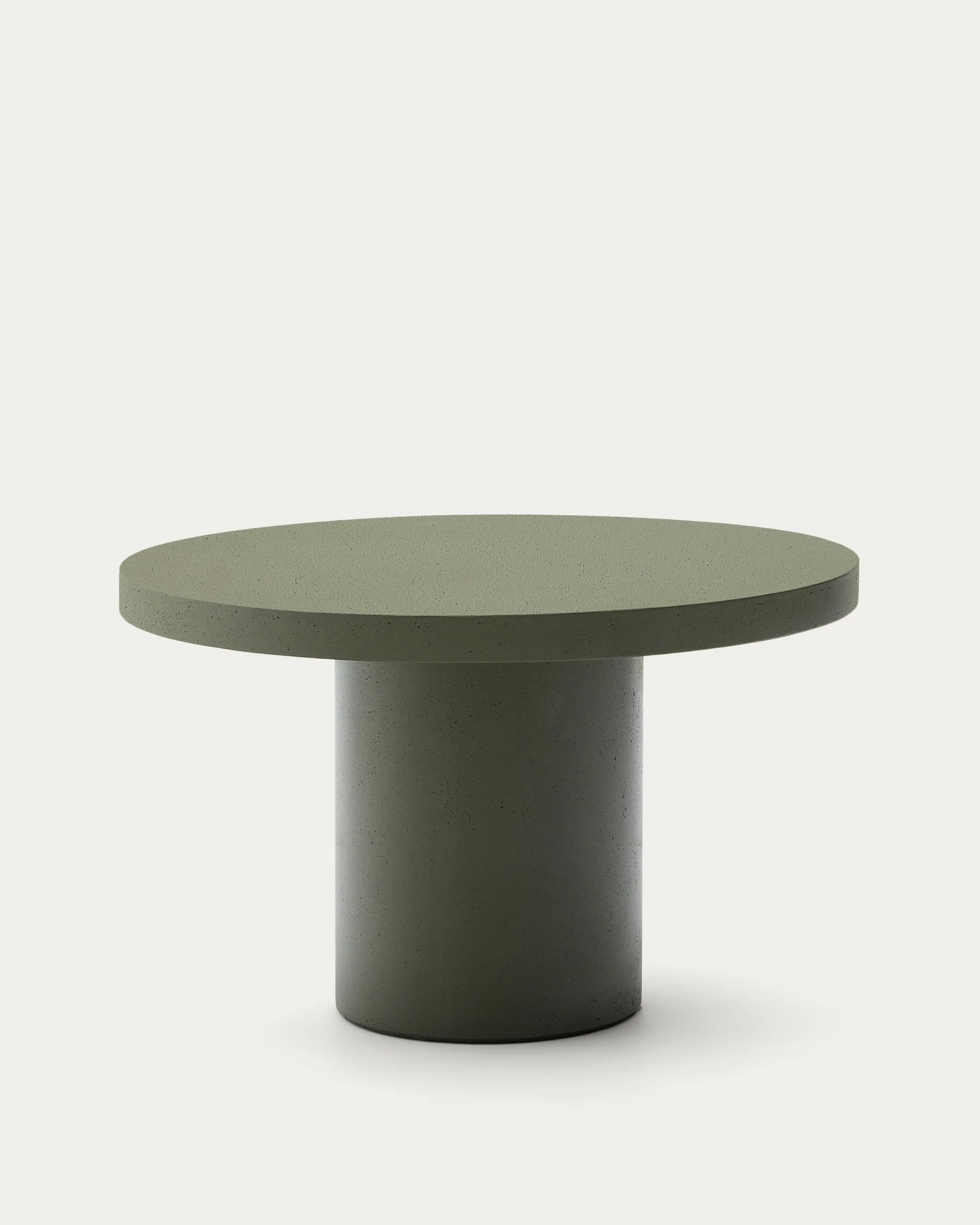 Aiguablava green cement round table Ø120cm