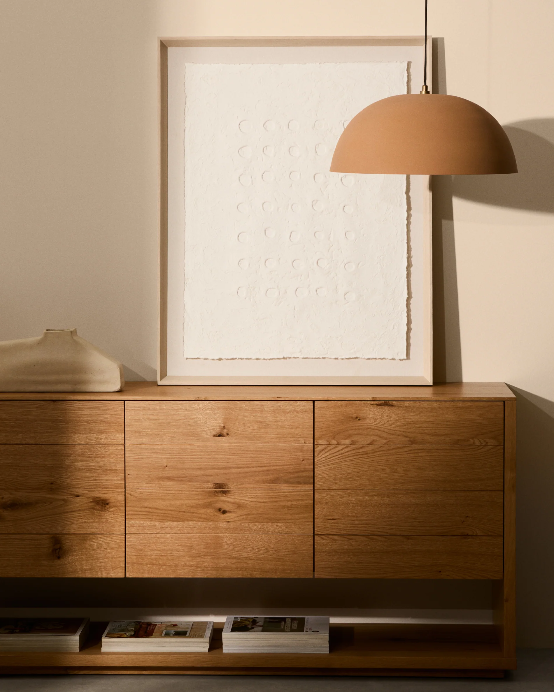 Olvin abstract picture on white recycled paper with hand-crafted reliefs 94 x 74 cm