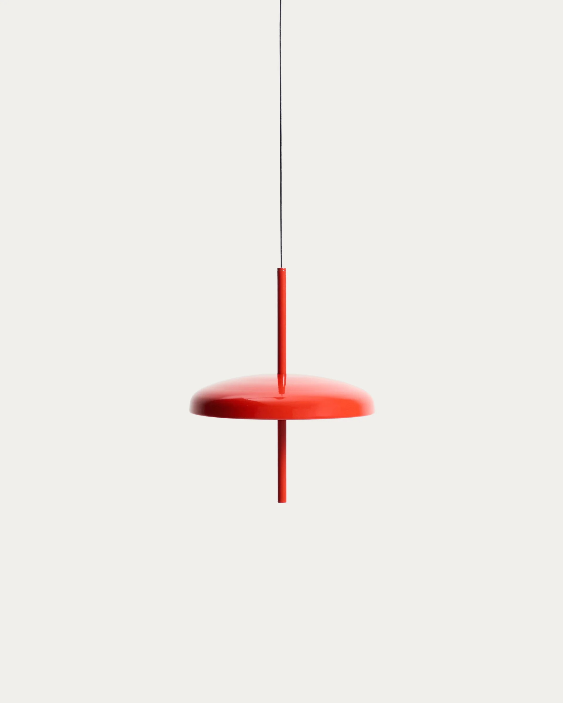 Porte red aluminium portable ceiling lamp Ø 16 cm