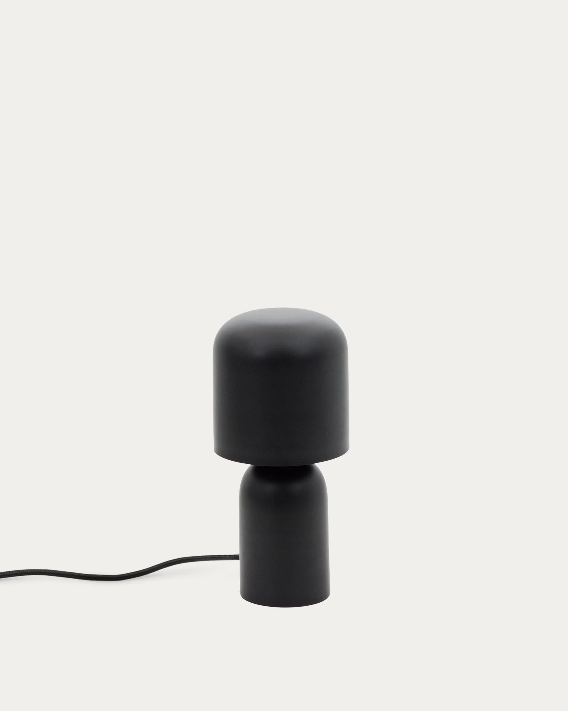 Monze table lamp in black painted metal