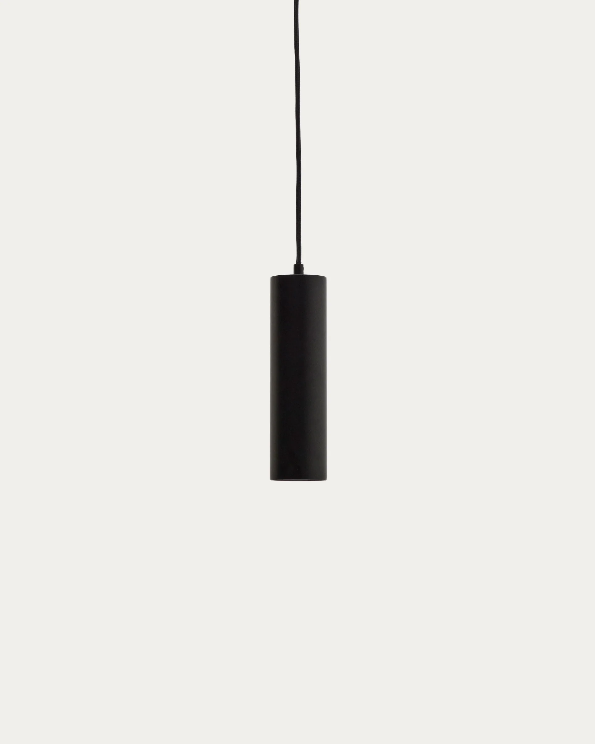 Andia aluminium ceiling lamp with black painted finish