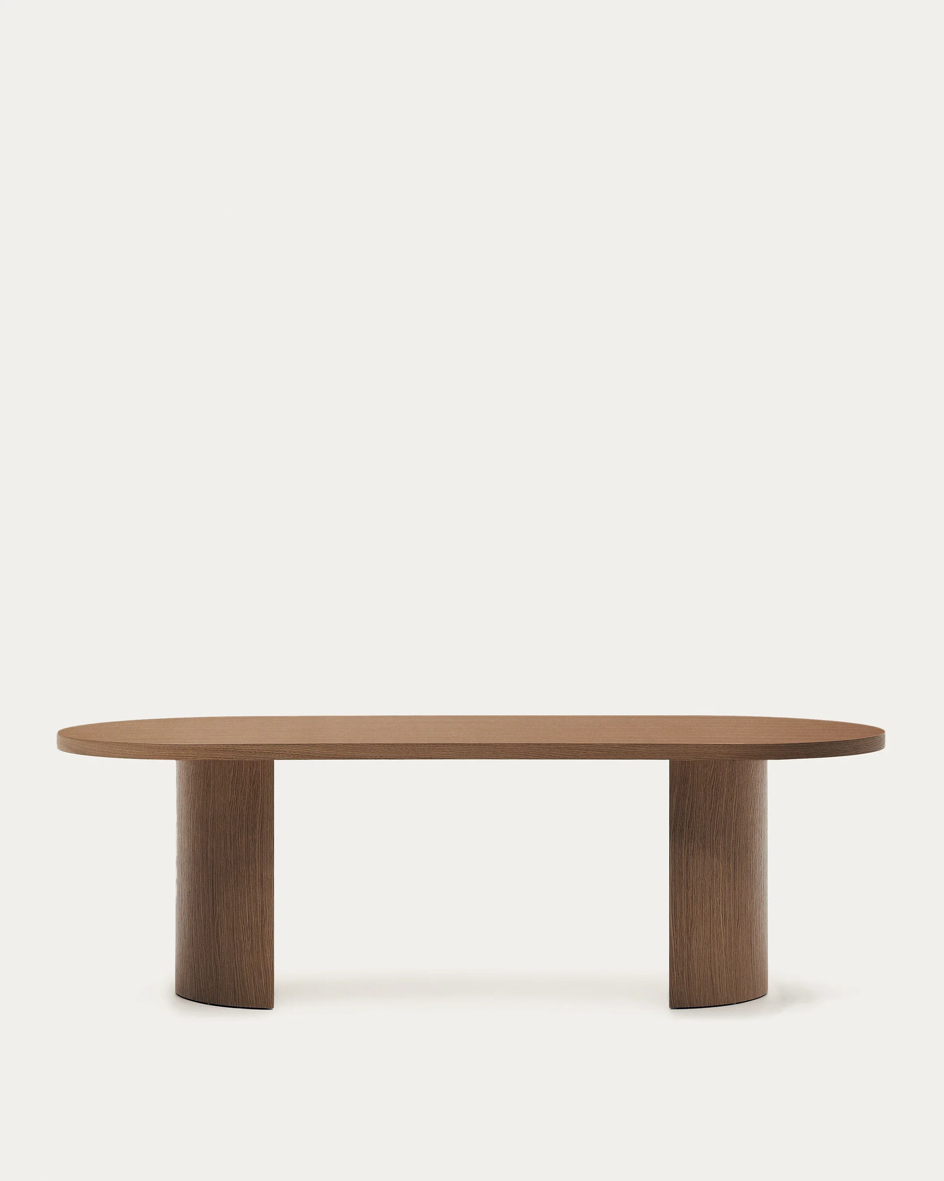 Nealy table with a walnut veneer in a dark finish, 240 x 100 cm